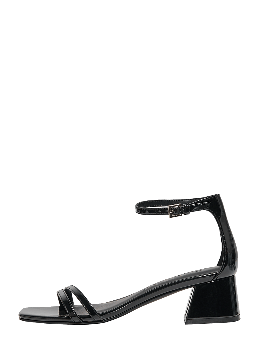 ONLY - ONLAYLIN-5 PU STRAPPY HEELED SANDAL - sandales à talons - black - 0
