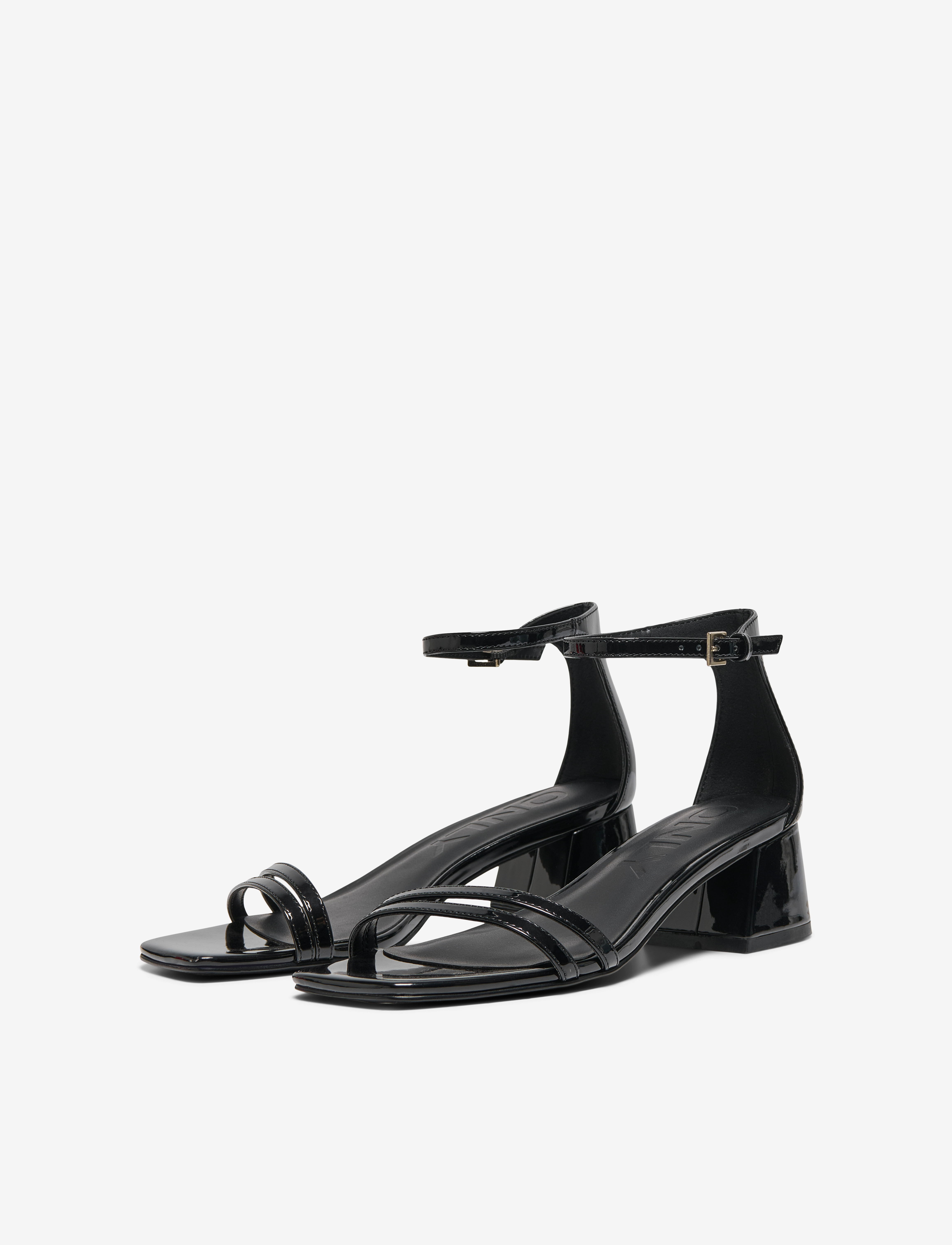 ONLY - ONLAYLIN-5 PU STRAPPY HEELED SANDAL - sandales à talons - black - 4