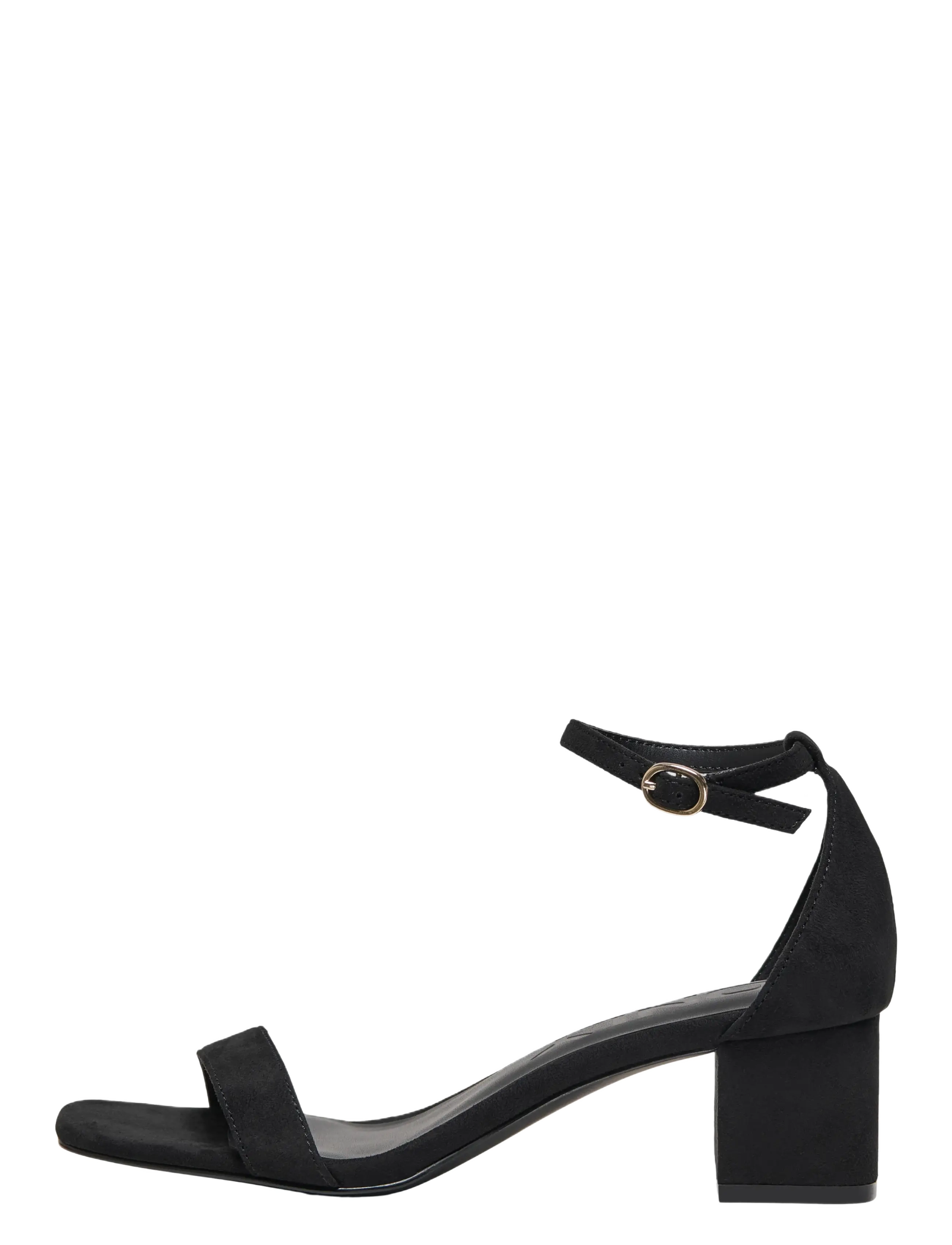 ONLHANNA-5 MF HEELED SANDAL - BLACK