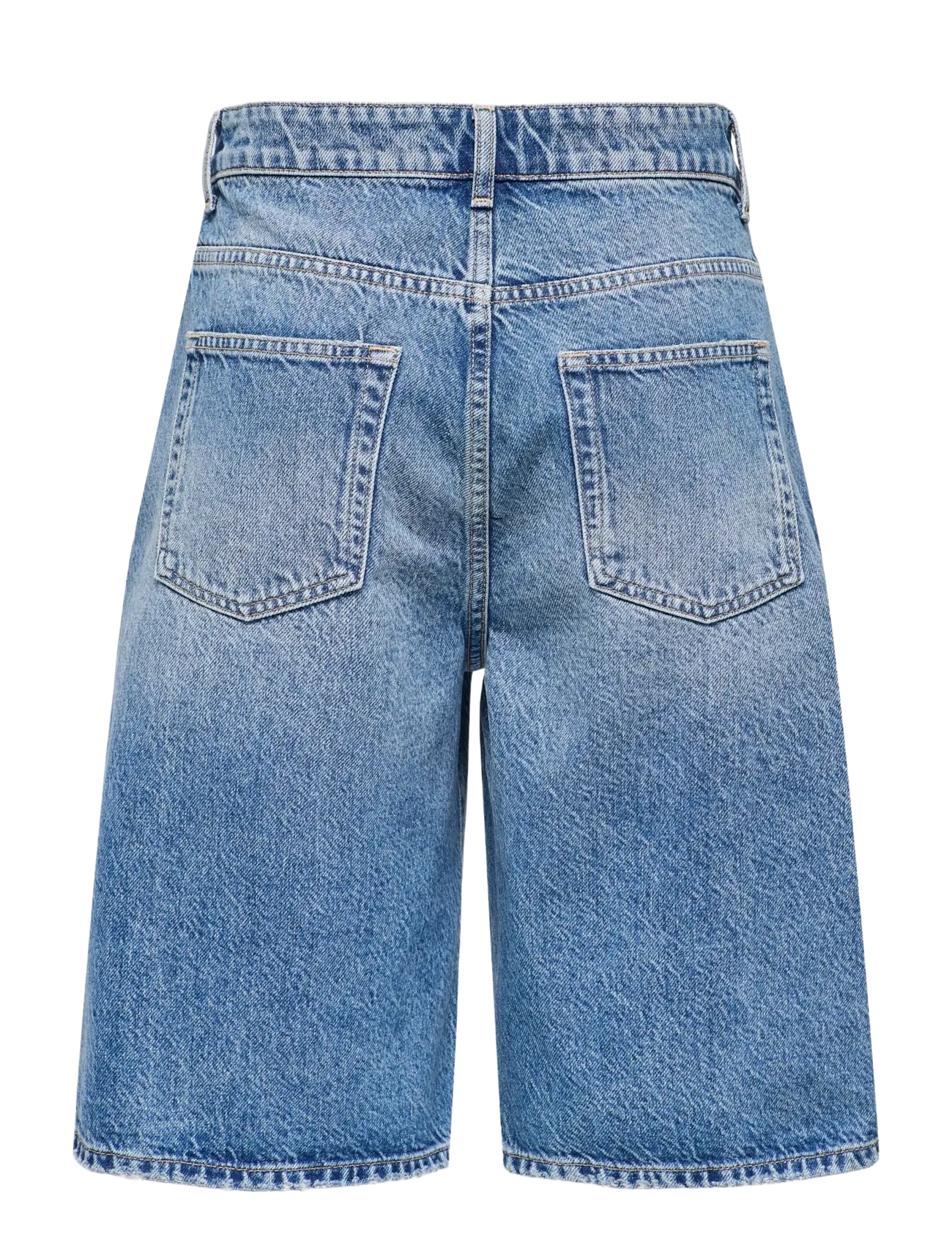 ONLY - ONLMATE REG BAGGY LONG SHORTS DNM NOOS - jorts - medium blue denim - 2
