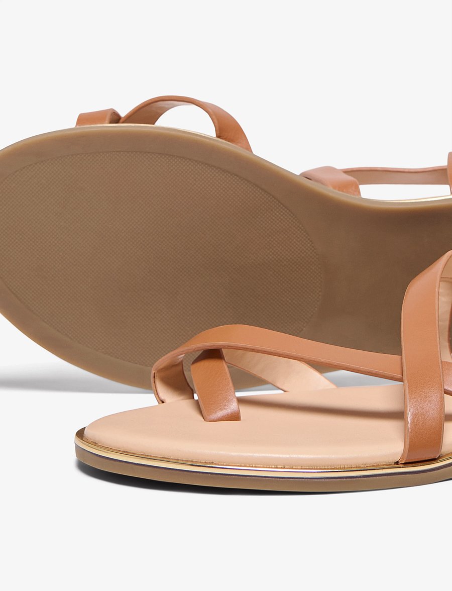 ONLY - ONLMARI-2 PU SANDAL - gladiatora sandales - cognac - 4