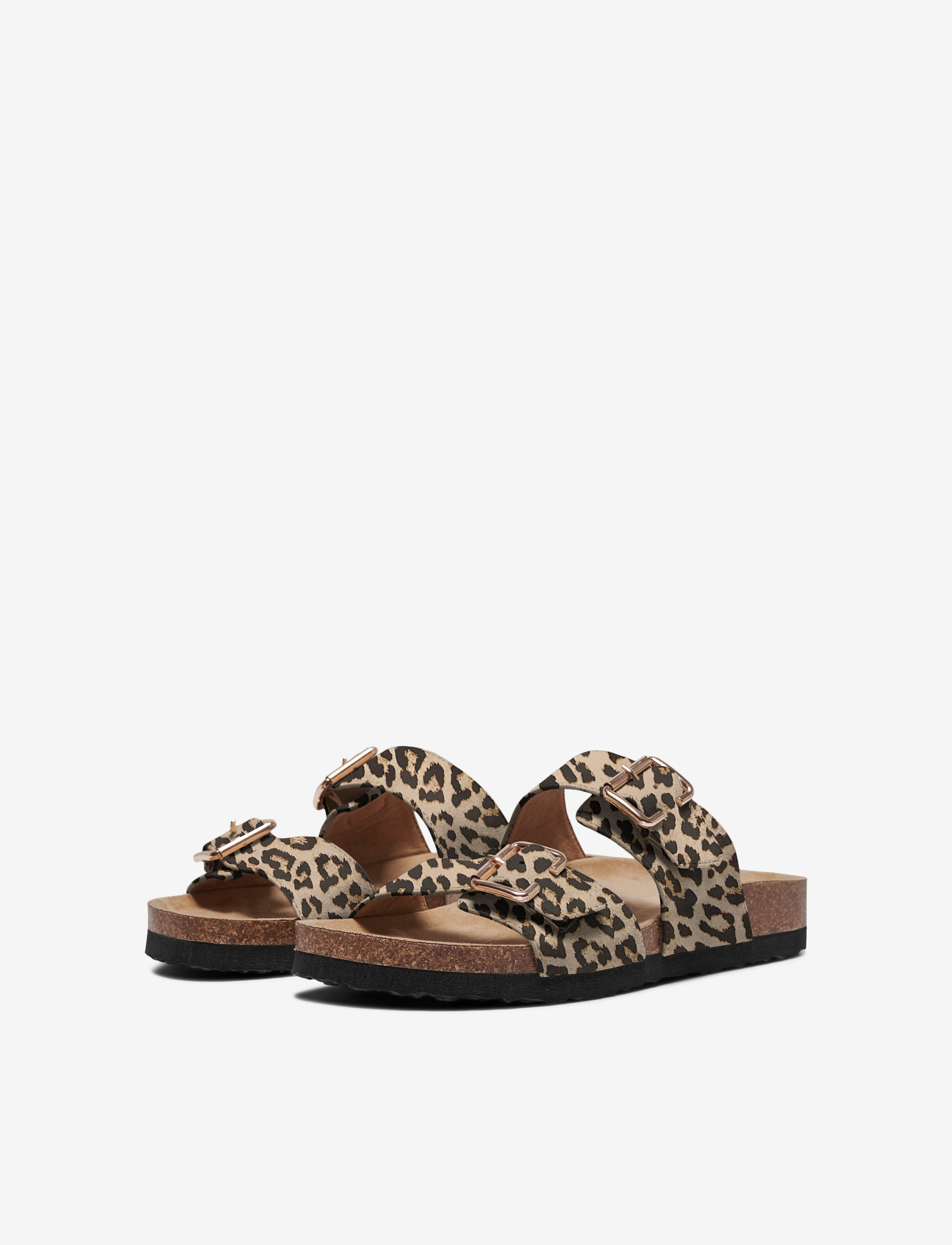 ONLY - ONLMAXI-13 LEO STRAP BUCKLE SANDAL - laveste priser - beige - 4