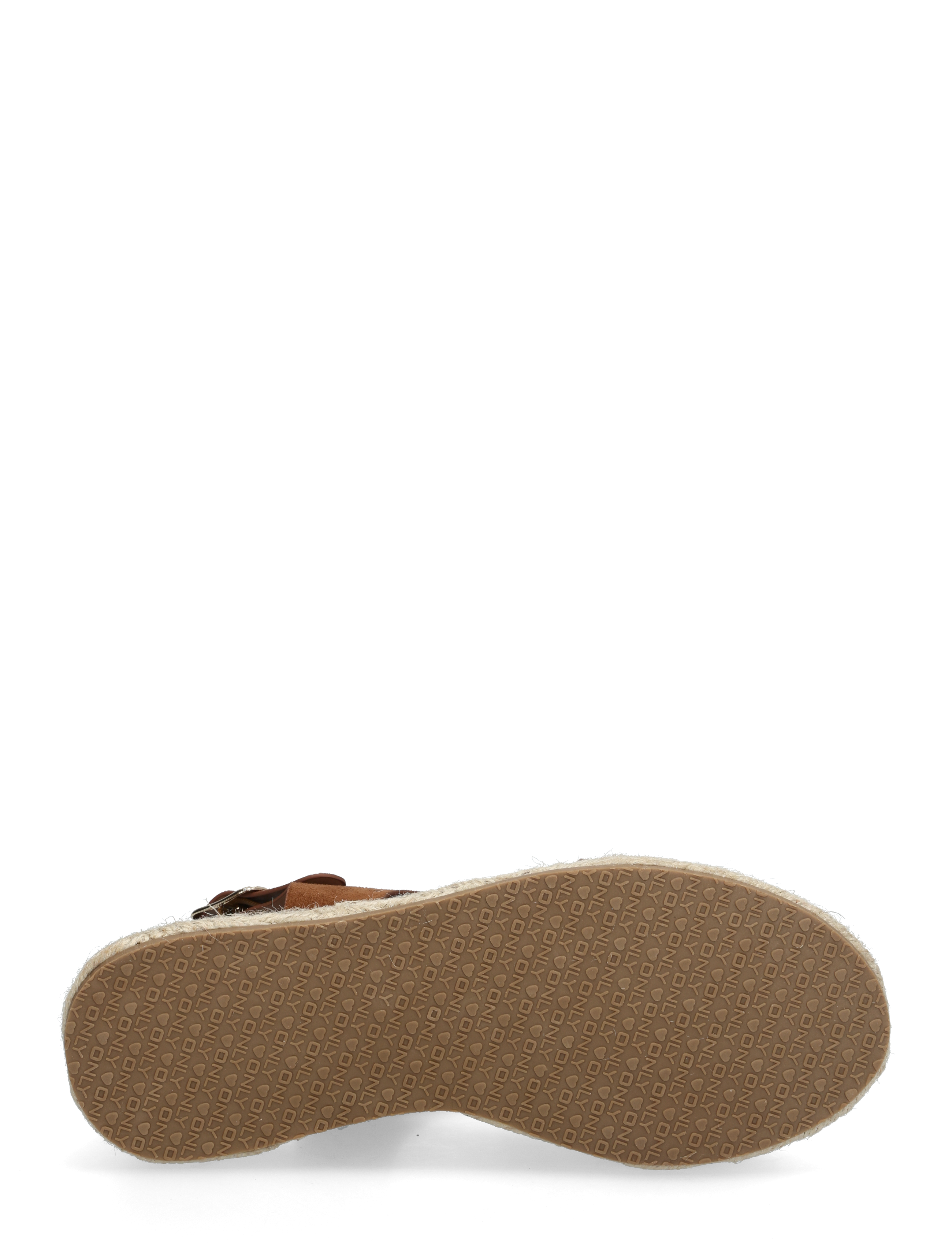 ONLY - ONLMINERVA-2 MF CROSS STRAP WEDGE - die niedrigsten preise - cognac - 4