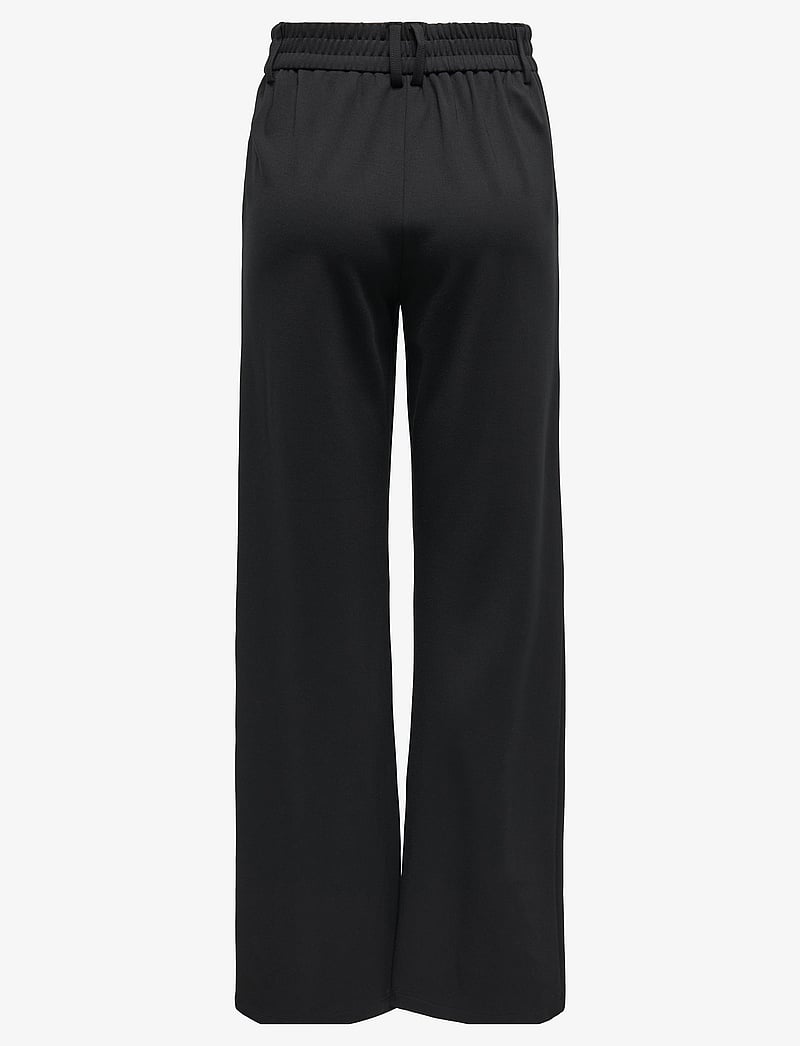 ONLY - ONLPOPTRASH MW STRAIGHT PNT NOOS - sirge säärega püksid - black - 2