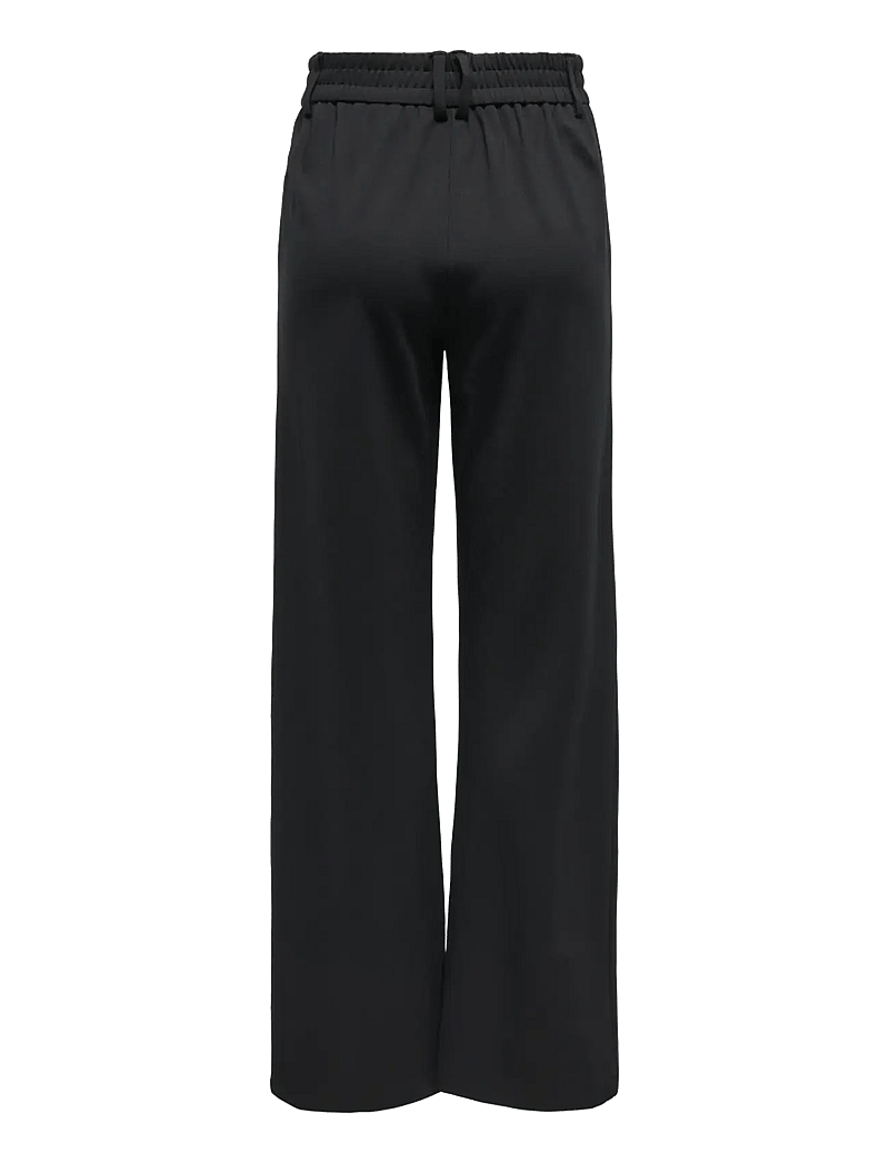 ONLY - ONLPOPTRASH MW STRAIGHT PNT NOOS - sirge säärega püksid - black - 2