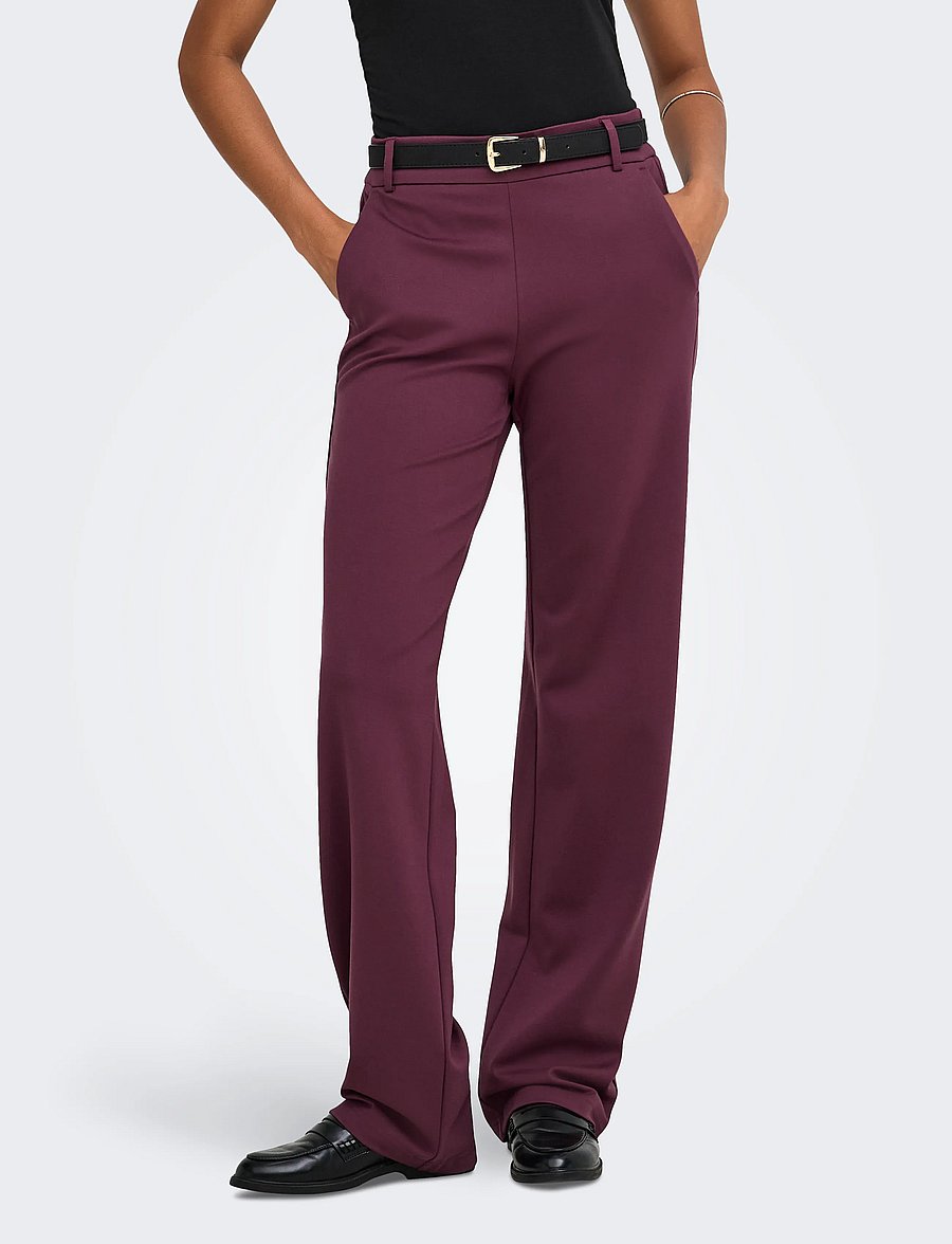 ONLY - ONLPOPTRASH MW STRAIGHT PNT NOOS - hose mit geradem bein - port royale - 0