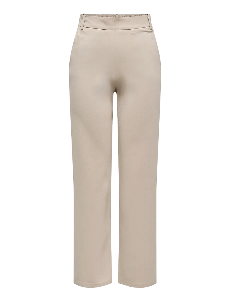 ONLY - ONLPOPTRASH MW STRAIGHT PNT NOOS - bukser med lige ben - pure cashmere - 1