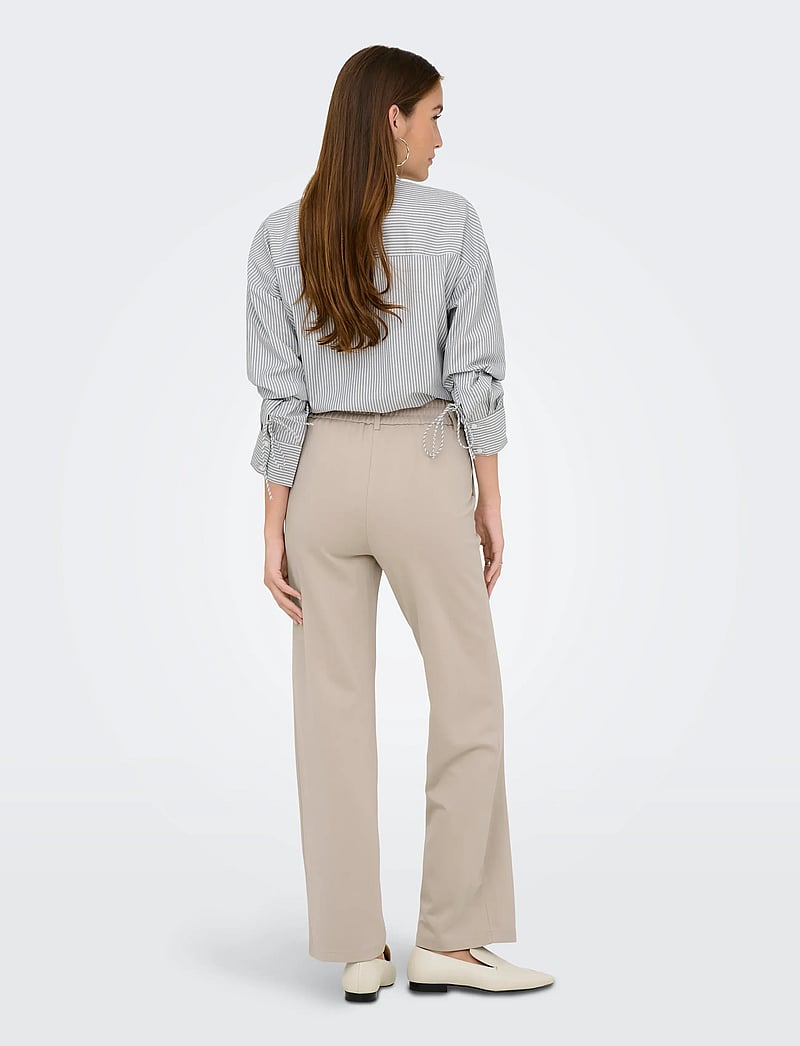 ONLY - ONLPOPTRASH MW STRAIGHT PNT NOOS - bukser med lige ben - pure cashmere - 3