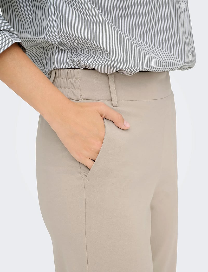 ONLY - ONLPOPTRASH MW STRAIGHT PNT NOOS - bukser med lige ben - pure cashmere - 5