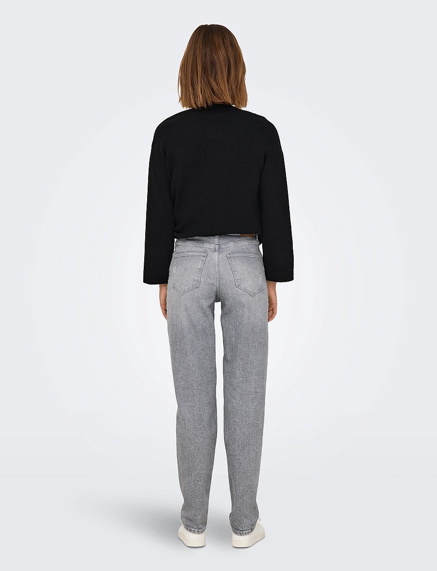 ONLY - ONLJUICY HW MOM REA707 DNM - medium grey denim - 3