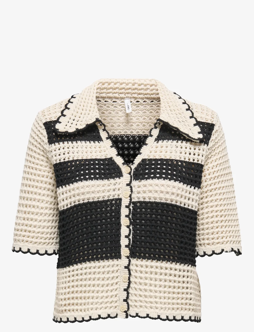 ONLY - ONLLUCIE LIFE 3/4 CARDIGAN KNT - cardigans - ecru - 1