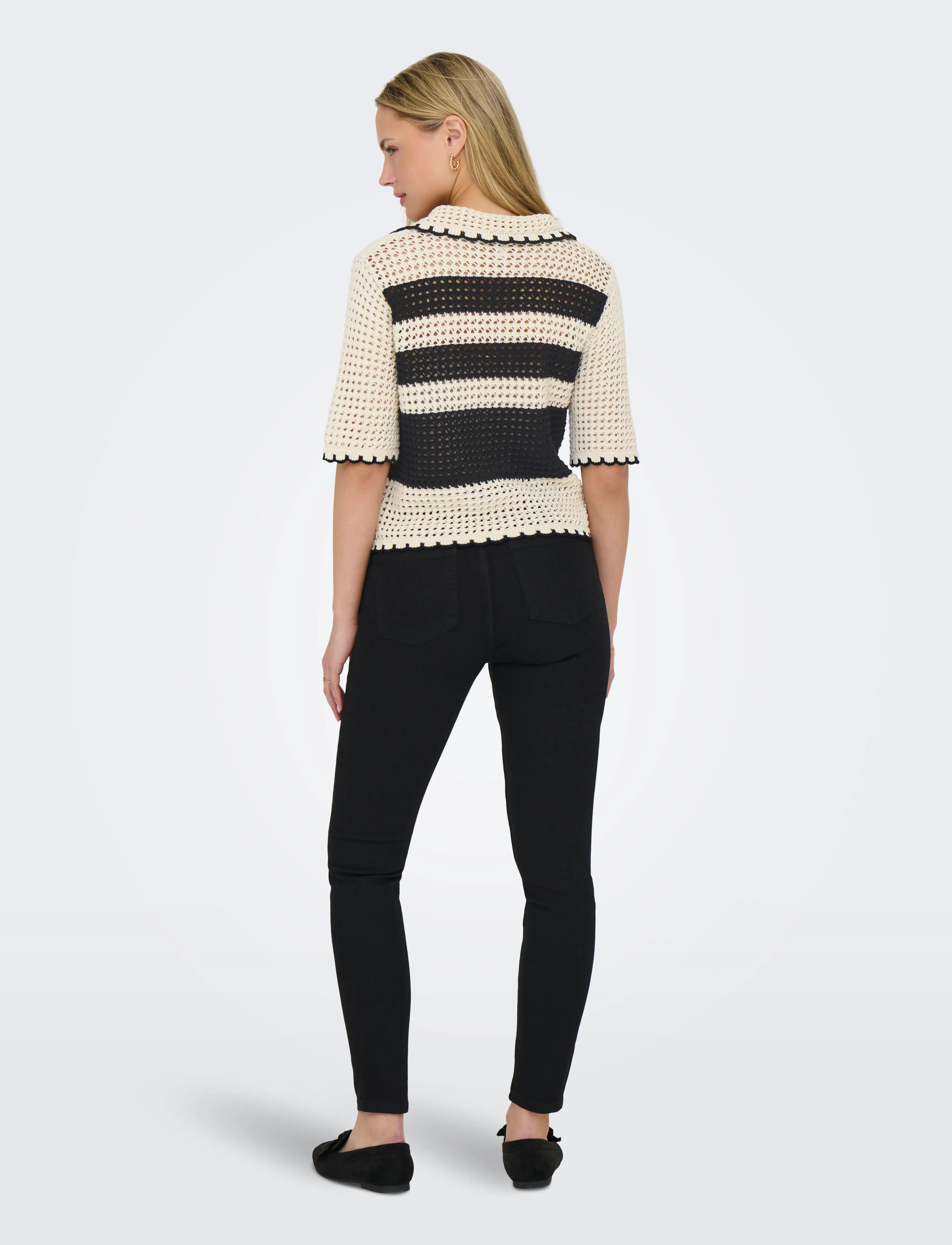 ONLY - ONLLUCIE LIFE 3/4 CARDIGAN KNT - ecru - 3