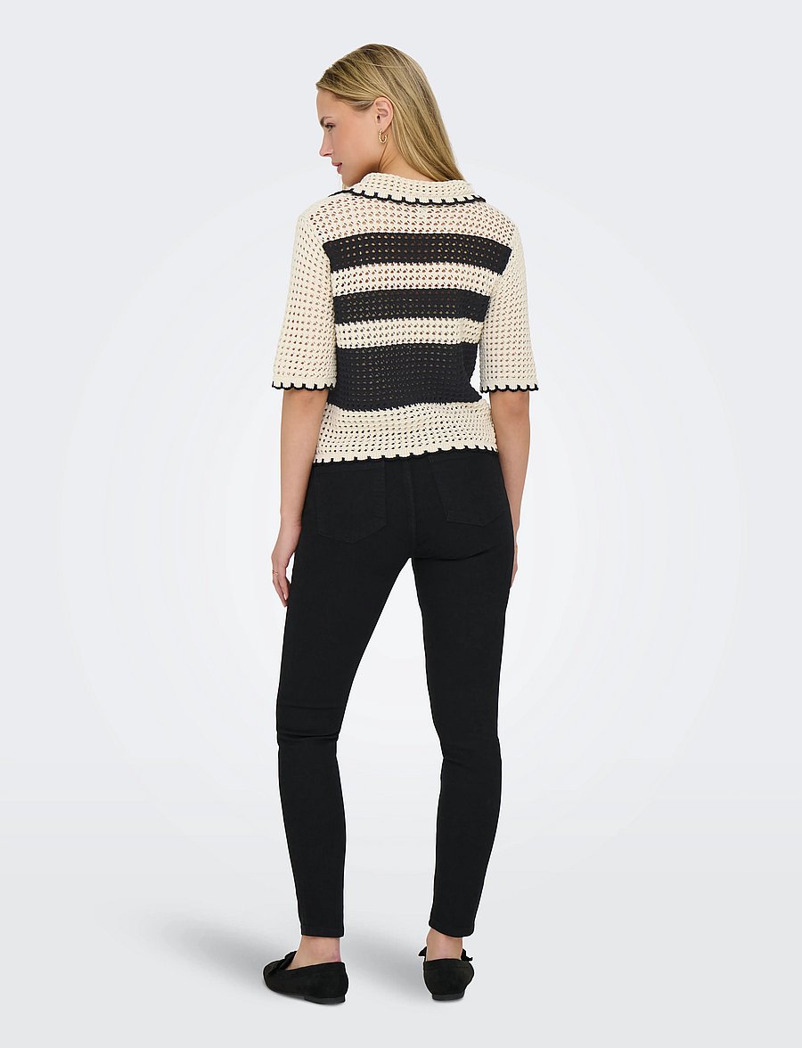 ONLY - ONLLUCIE LIFE 3/4 CARDIGAN KNT - ecru - 3