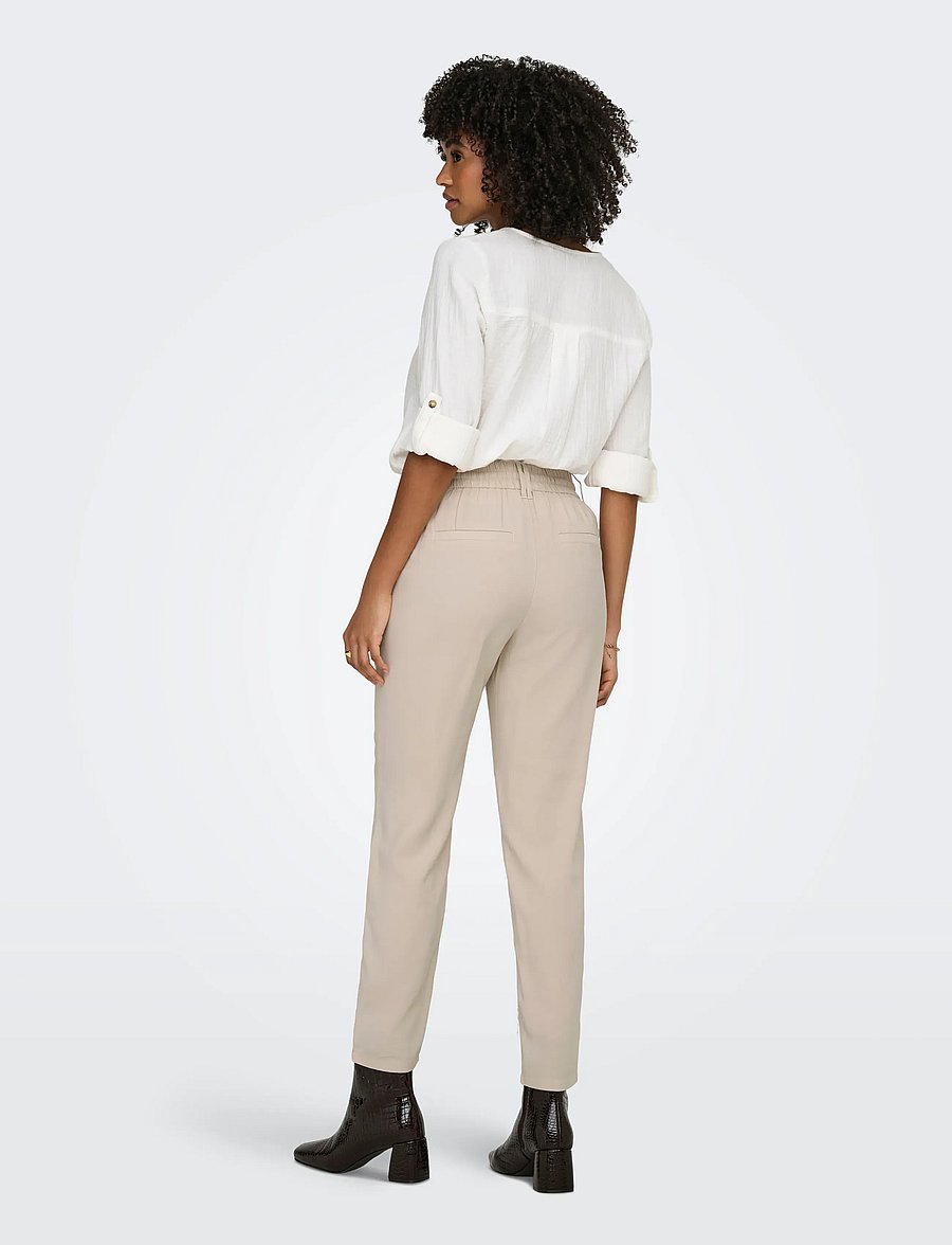 ONLY - ONLPOPTRASH ARIS LIFE PANT WVN NOOS - hose mit geradem bein - pumice stone - 3
