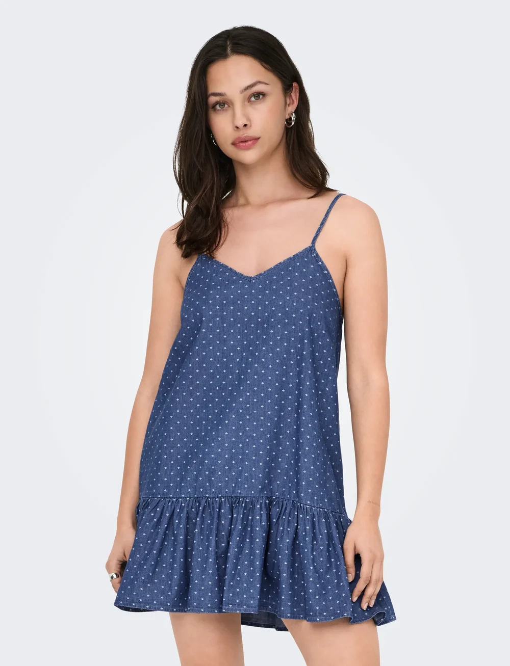 ONLY - ONLNOVA AZURE GIU DRESS PTM - sommerkjoler - medium blue denim - 0