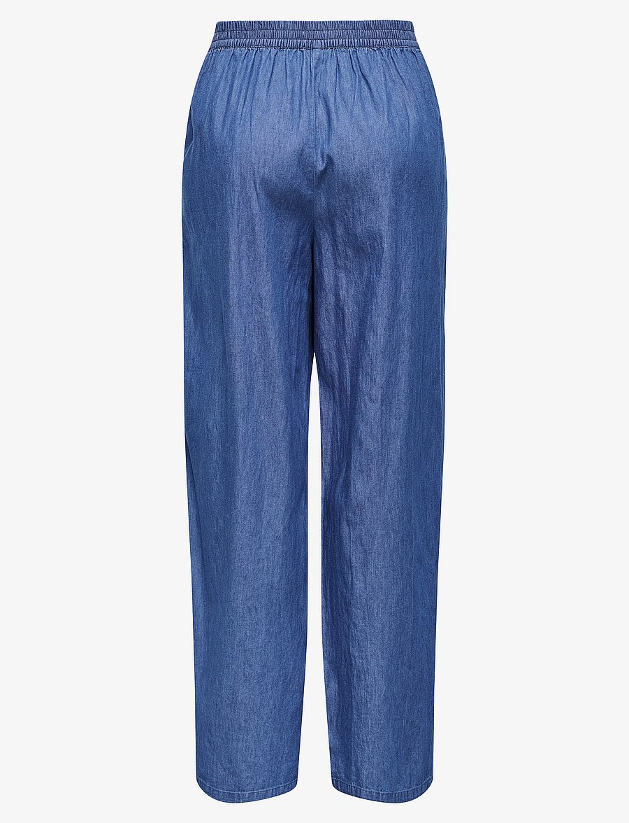 ONLY - ONLNOVA AZURE CHIARA PANT PTM - hose mit geradem bein - medium blue denim - 2