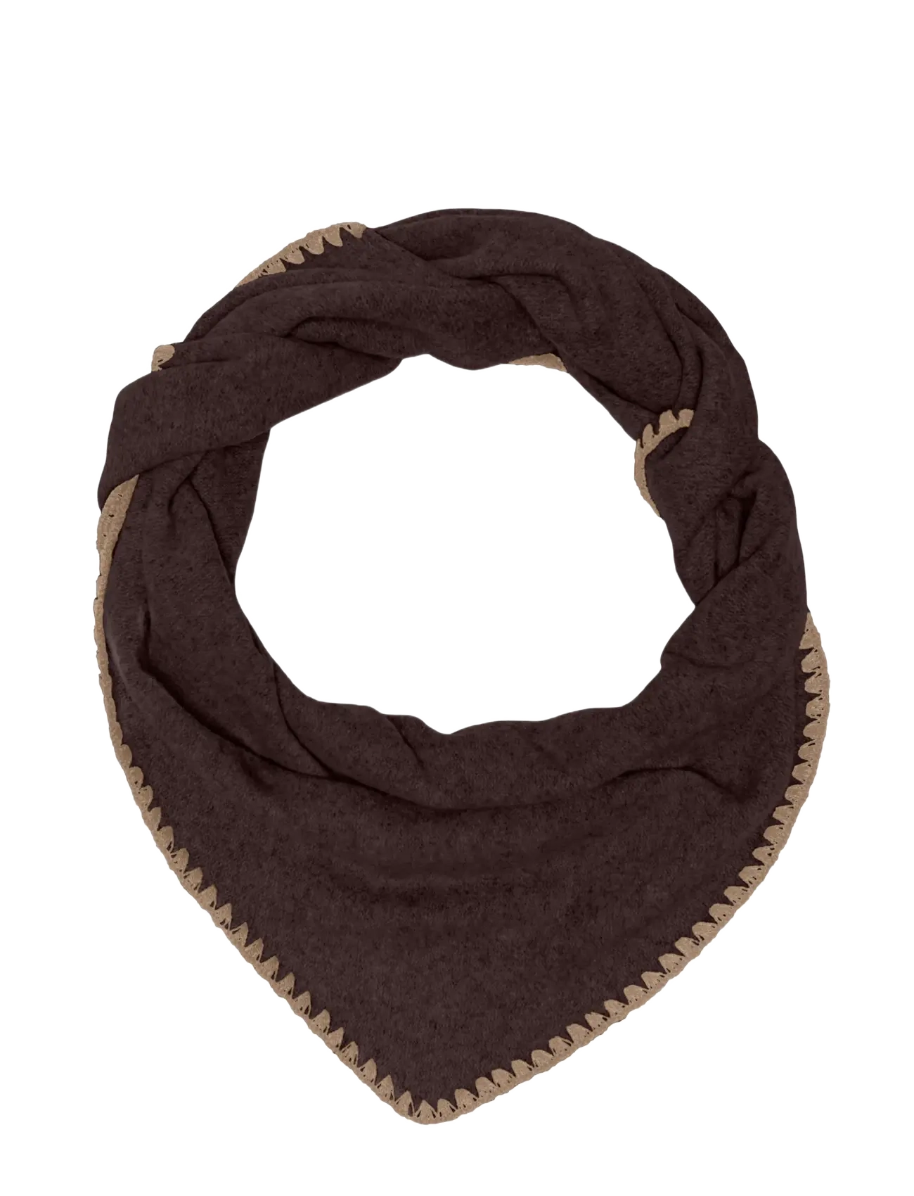 ONLY ONLLEA LIFE EMBROIDERY SCARF NOOS ACC - Halstørklæder - CHOCOLATE TORTE / brown