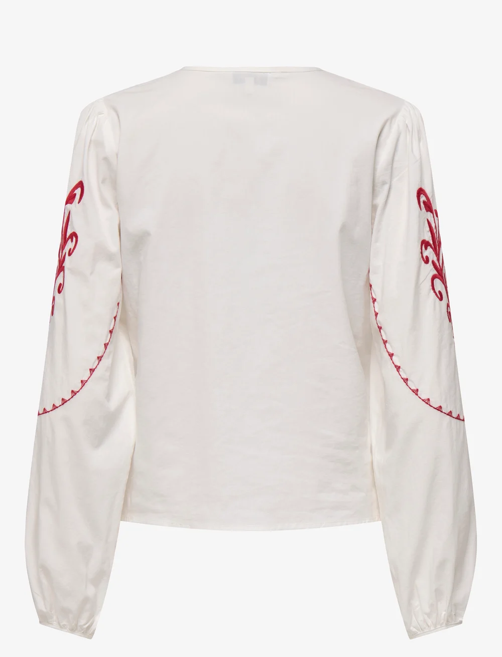 ONLY - ONLHELEN LS EMB BUTTON TOP WVN - langärmlige hemden - cloud dancer - 2