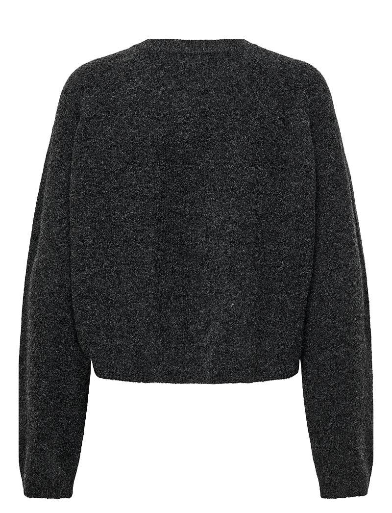 ONLY - ONLPIEMONTE L/S CARDIGAN KNT NOOS - cardigans - dark grey melange - 1
