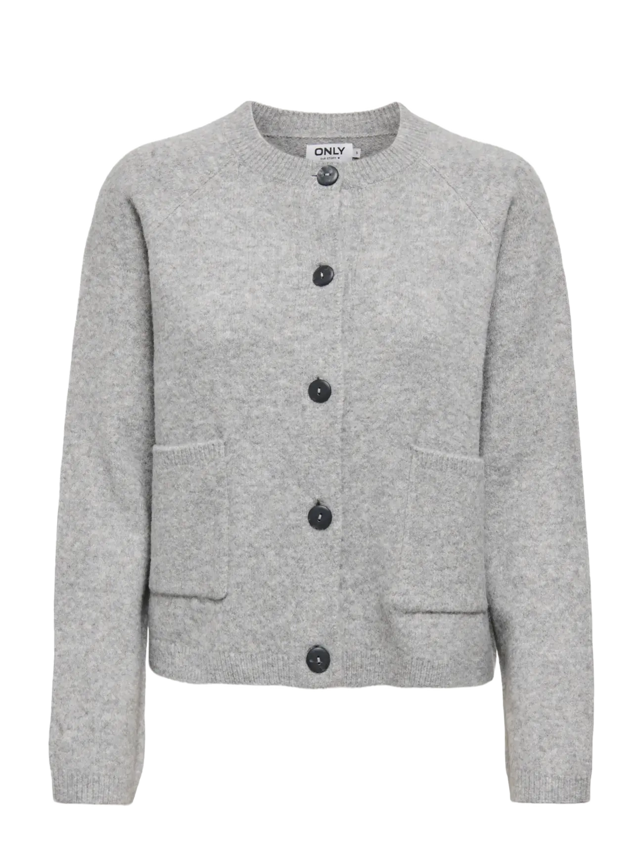 ONLPIEMONTE L/S CARDIGAN KNT NOOS - LIGHT GREY MELANGE