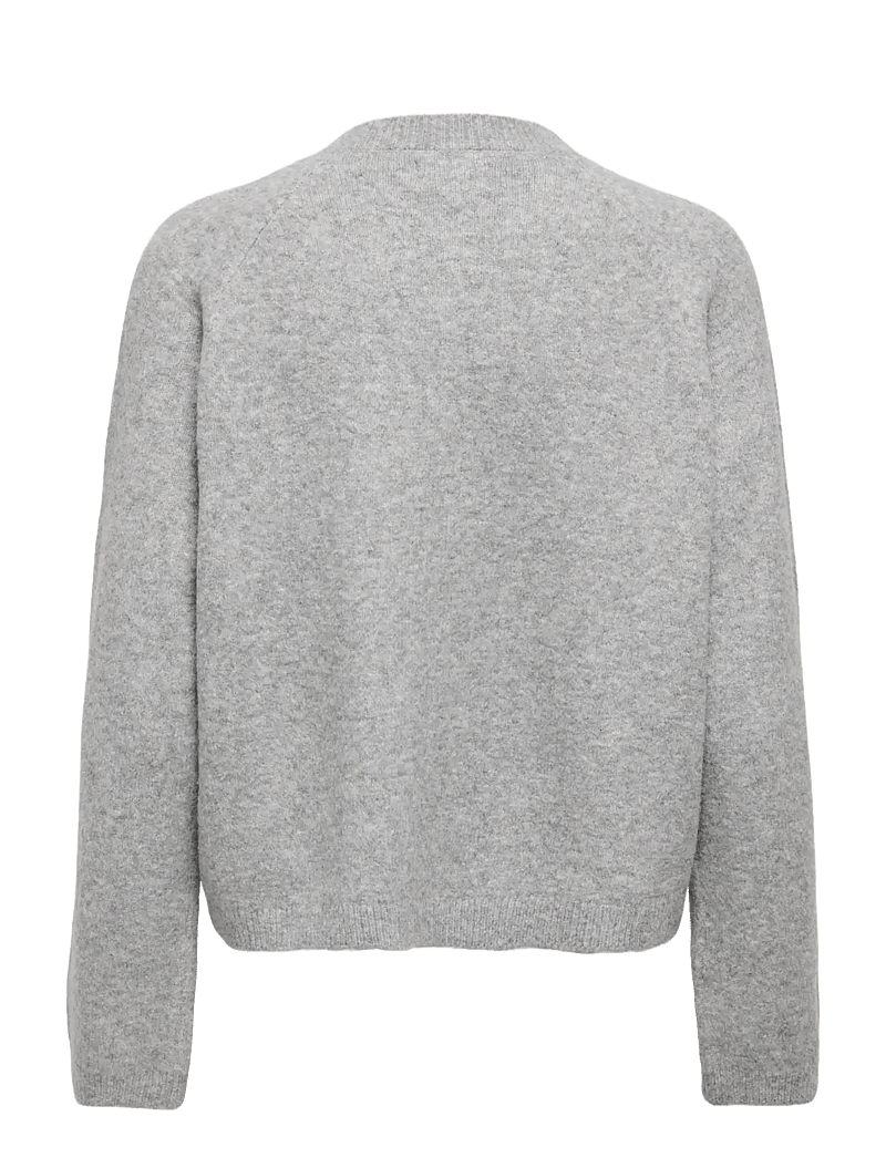 ONLY - ONLPIEMONTE L/S CARDIGAN KNT NOOS - cardigans - light grey melange - 2