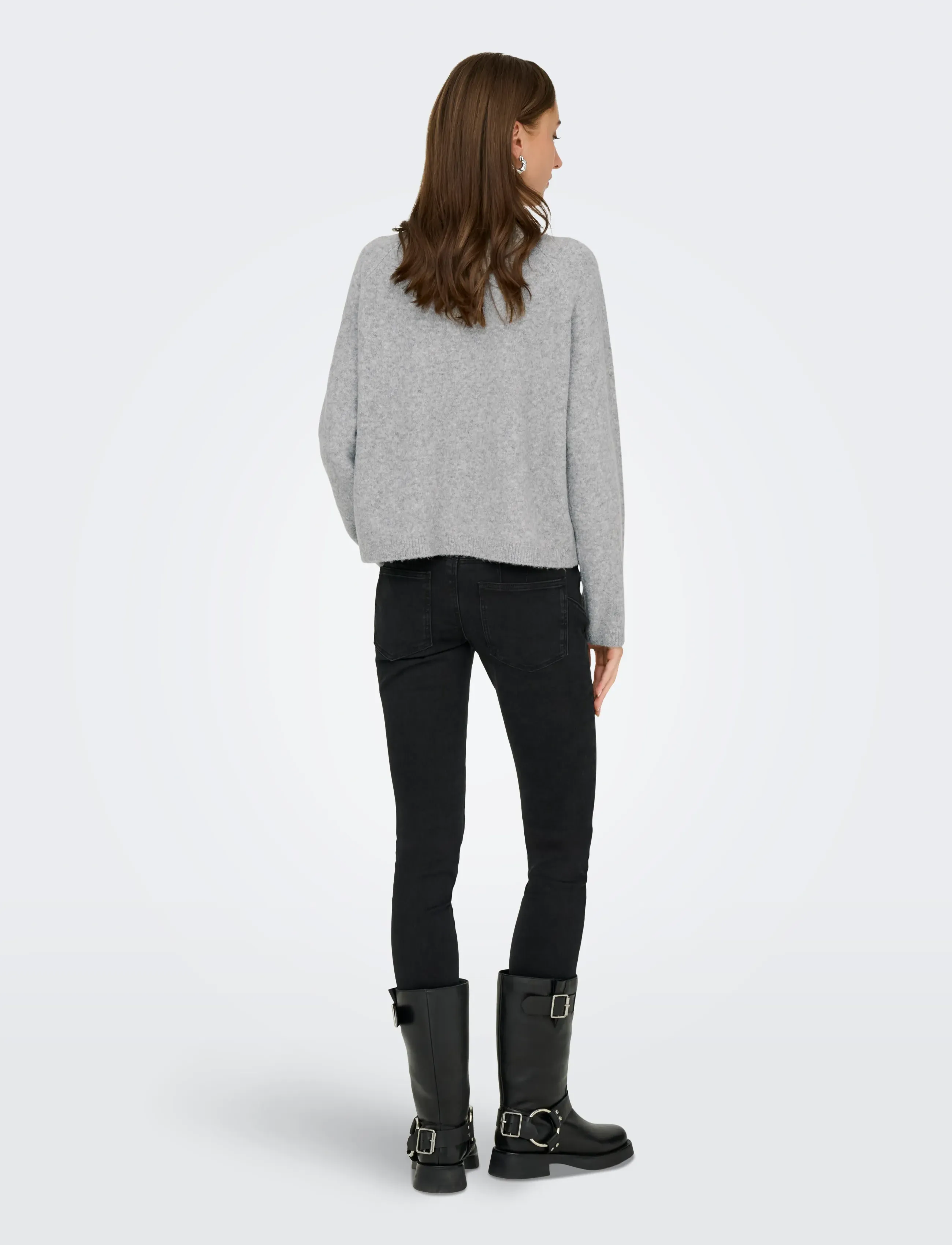 ONLY - ONLPIEMONTE L/S CARDIGAN KNT NOOS - cardigans - light grey melange - 3