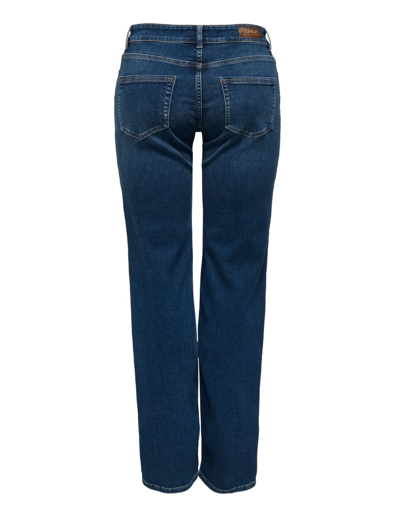 ONLY - ONLBLUSH MID STRAIGHT DNM TAI021 NOOS - straight jeans - dark blue denim - 2