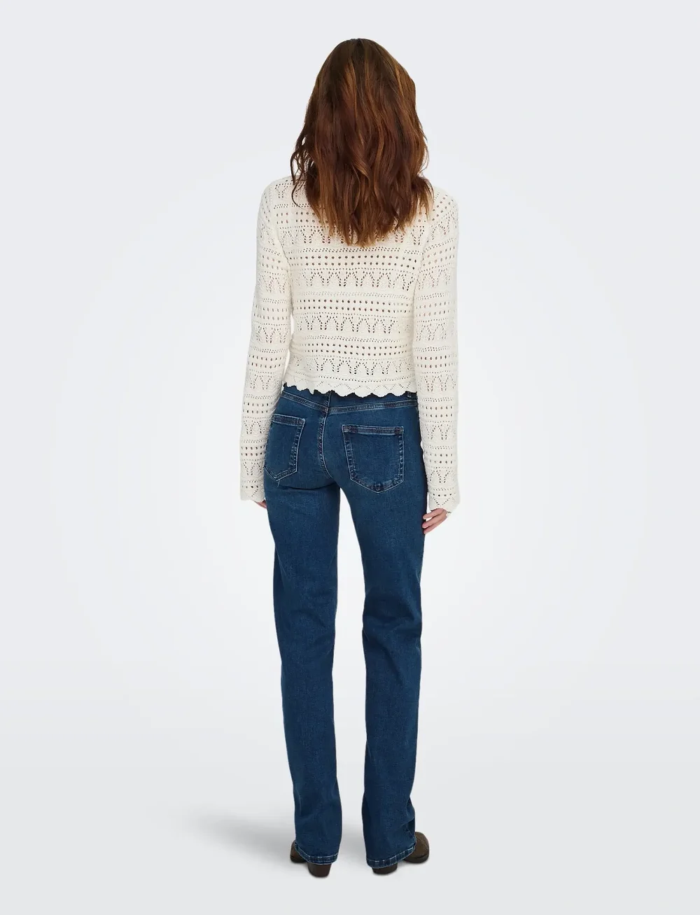 ONLY - ONLBLUSH MID STRAIGHT DNM TAI021 NOOS - straight jeans - dark blue denim - 3