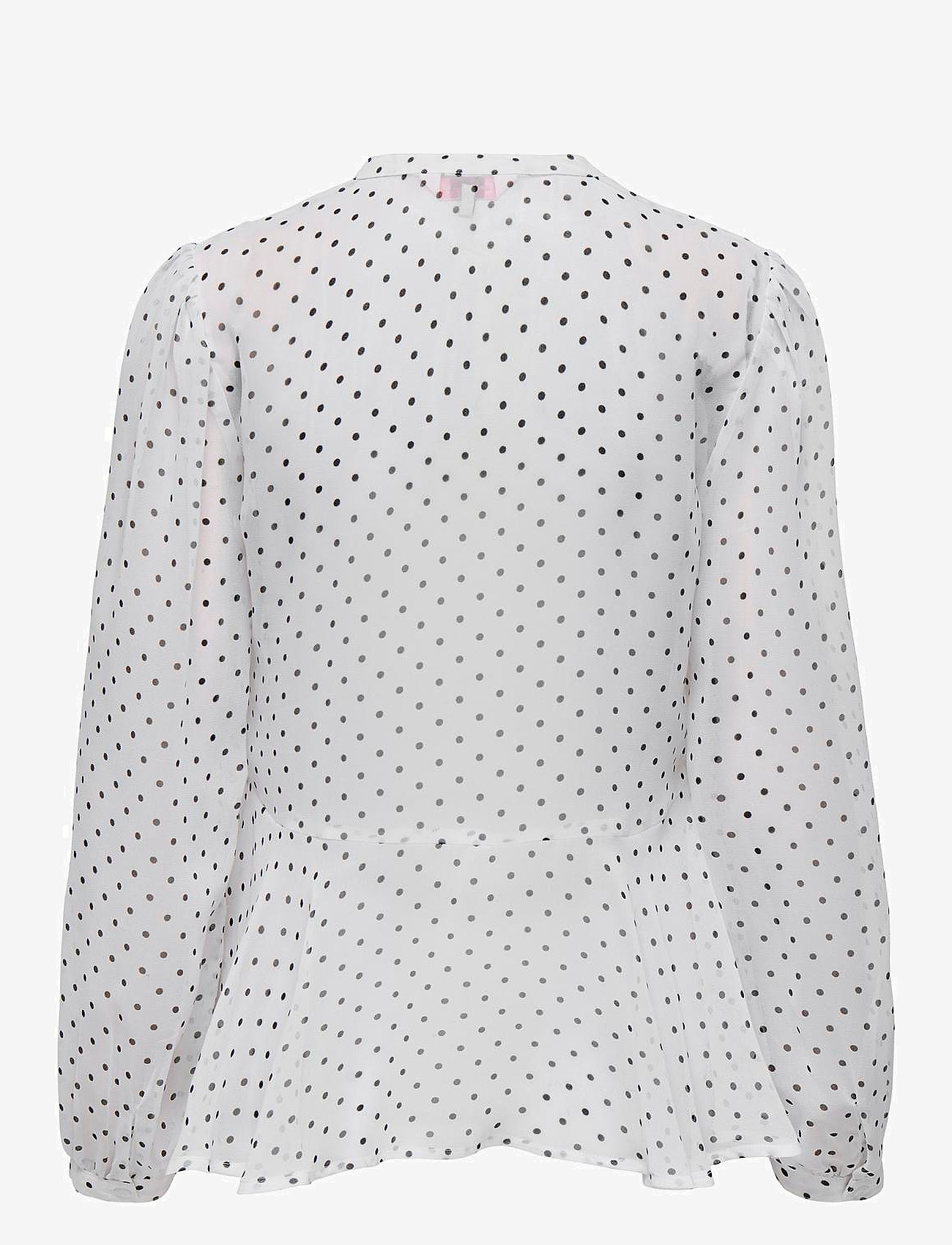 ONLY - ONLISABELLA LS STRING TOP WVN - langærmede bluser - white - 1