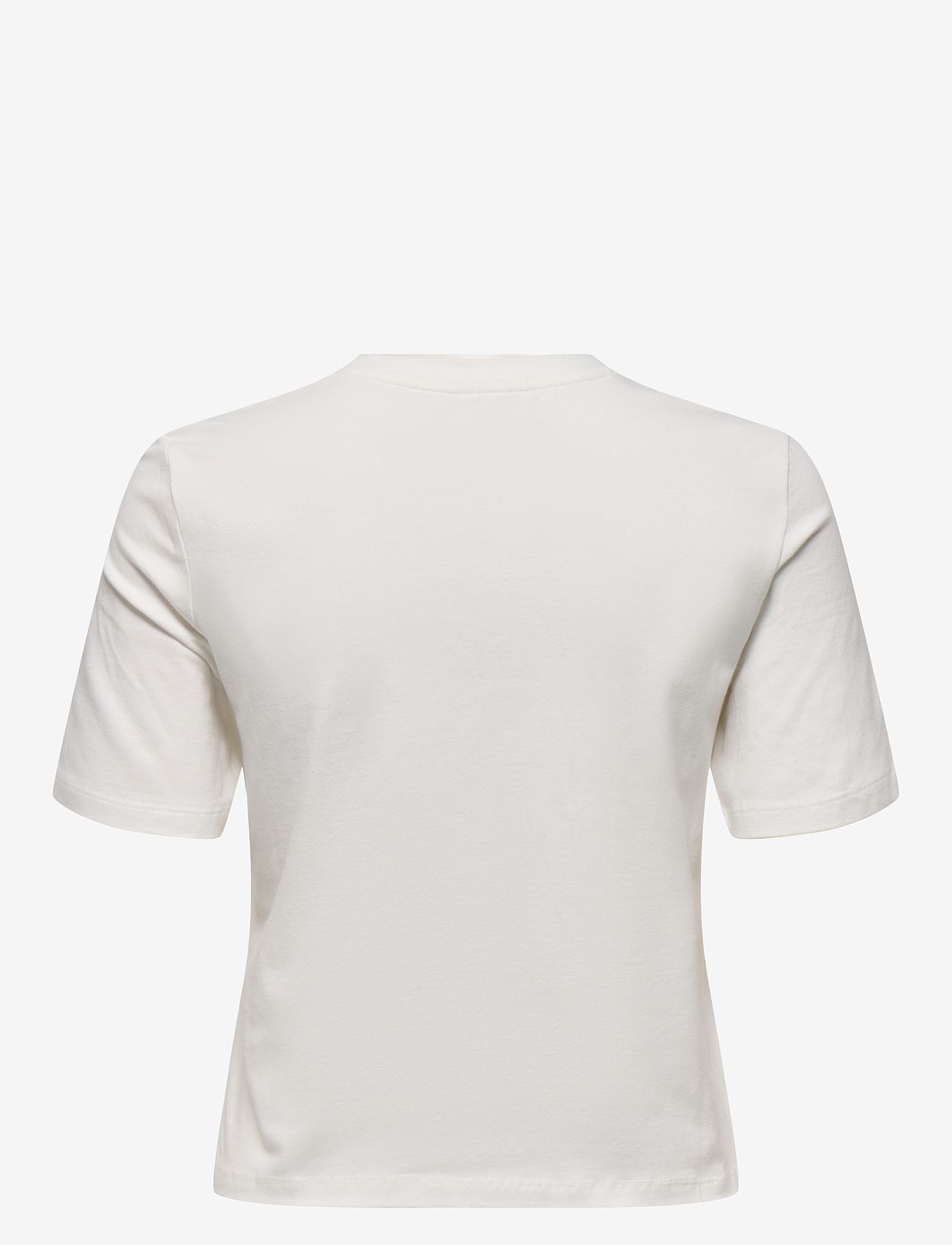 ONLY - ONLVALLIE LIFE S/S LOVE TOP BOX JRS - cloud dancer - 2