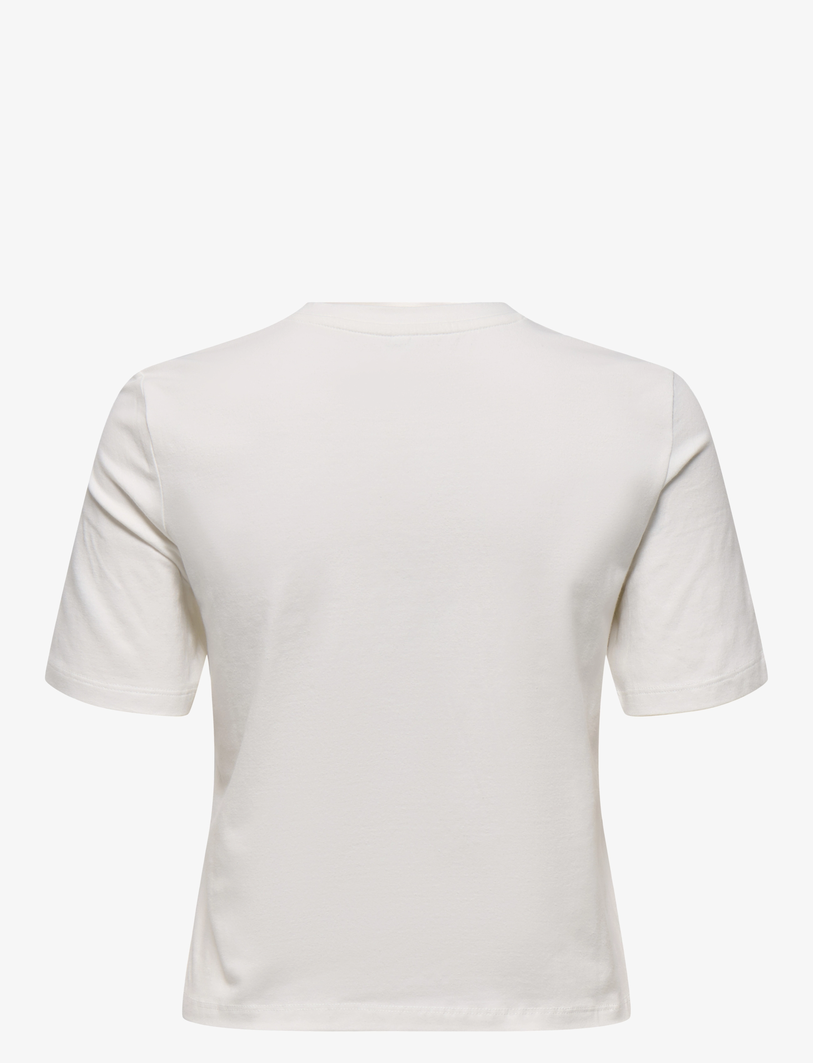 ONLY - ONLVALLIE LIFE S/S LOVE TOP BOX JRS - cloud dancer - 2