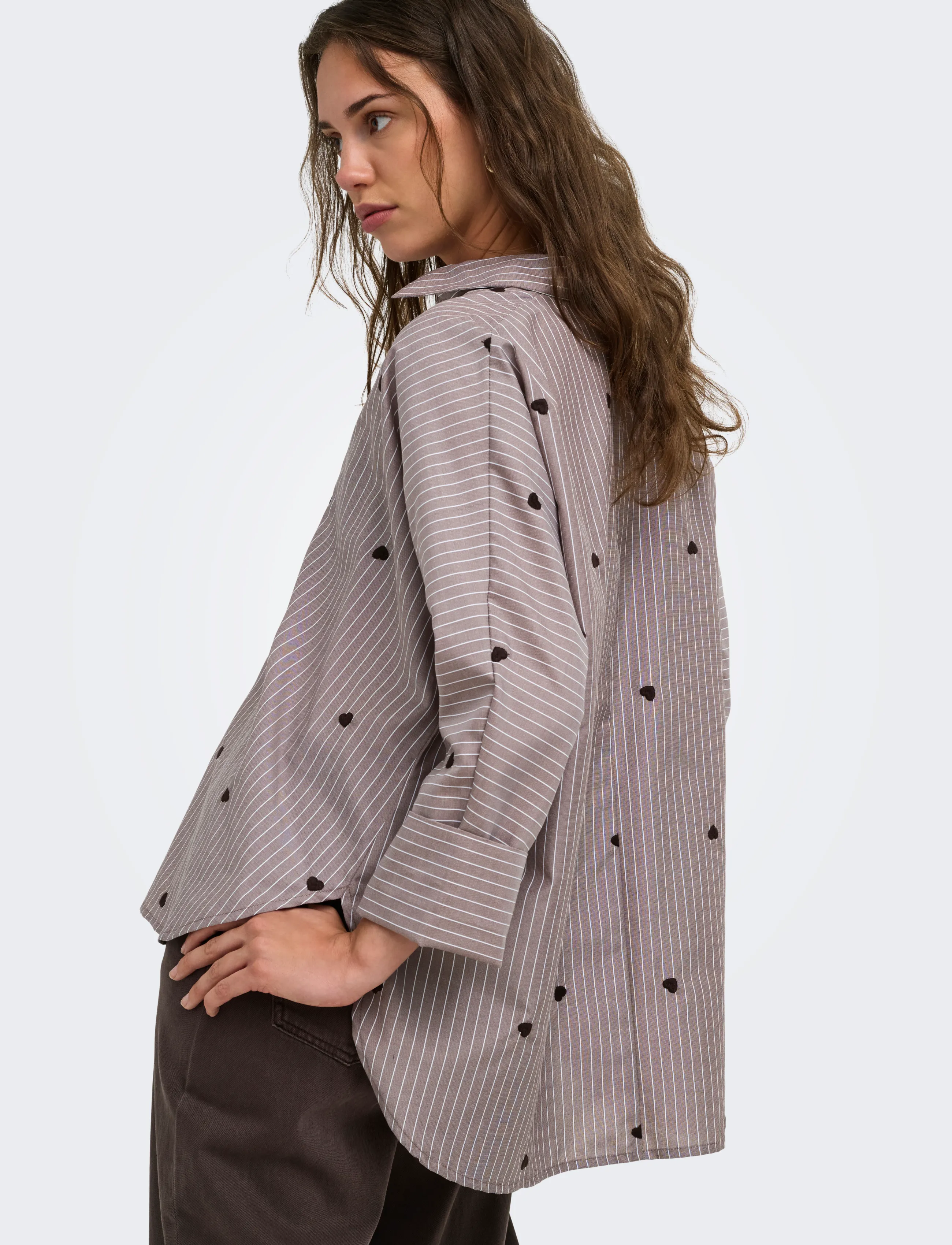 ONLY Onlnew Lina Grace Str Emb Shirt Noos Wvn skjortor dam – bild 6