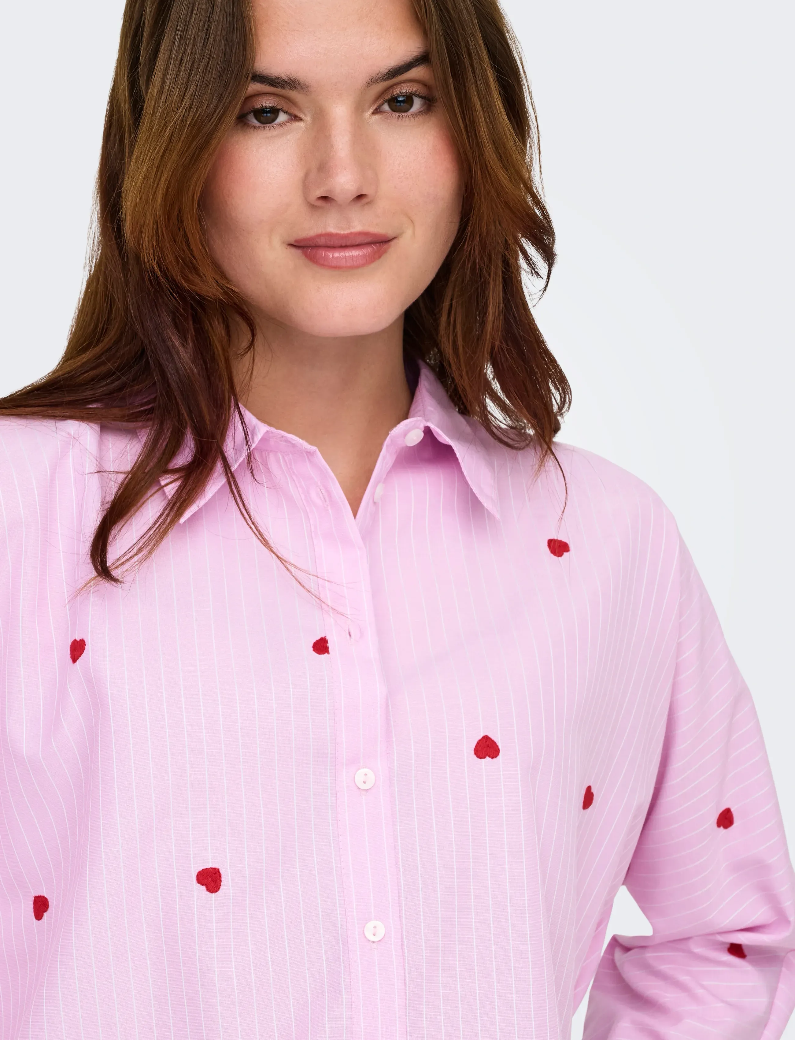 ONLY - ONLNEW LINA GRACE STR EMB SHIRT NOOS WVN - long-sleeved shirts - lilac sachet - 5