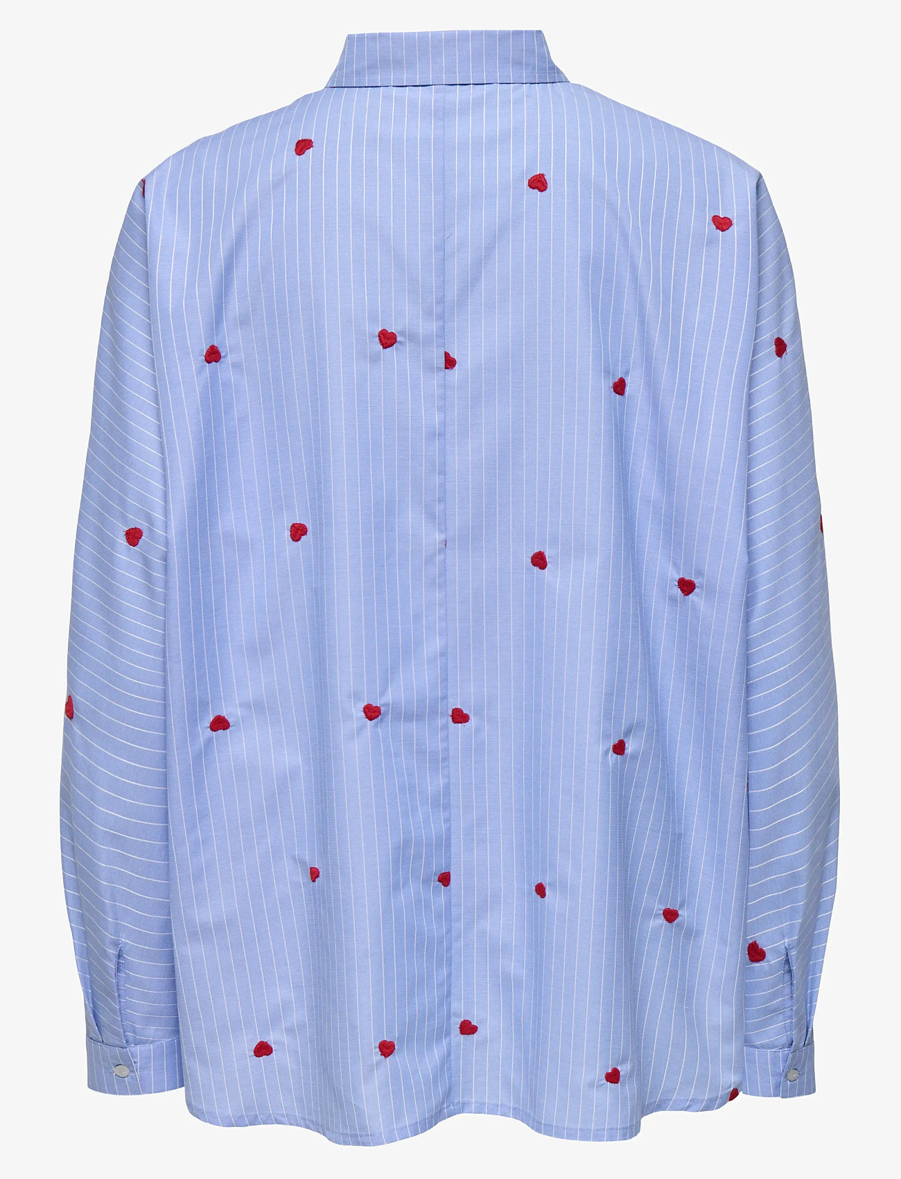 ONLY - ONLNEW LINA GRACE STR EMB SHIRT WVN NOOS - pitkähihaiset kauluspaidat - moonlight blue - 1