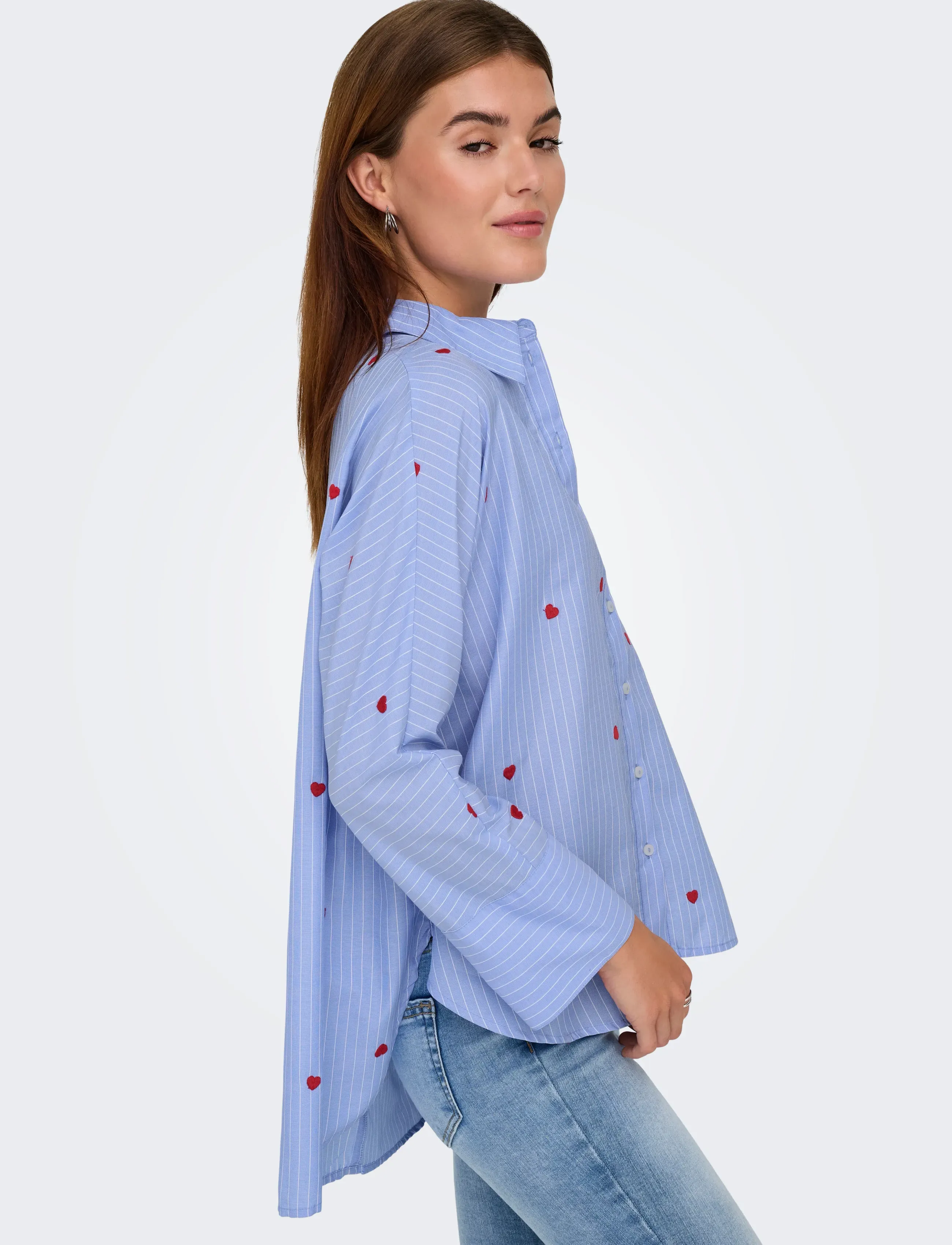 ONLY Onlnew Lina Grace Str Emb Shirt Noos Wvn skjortor dam – bild 7