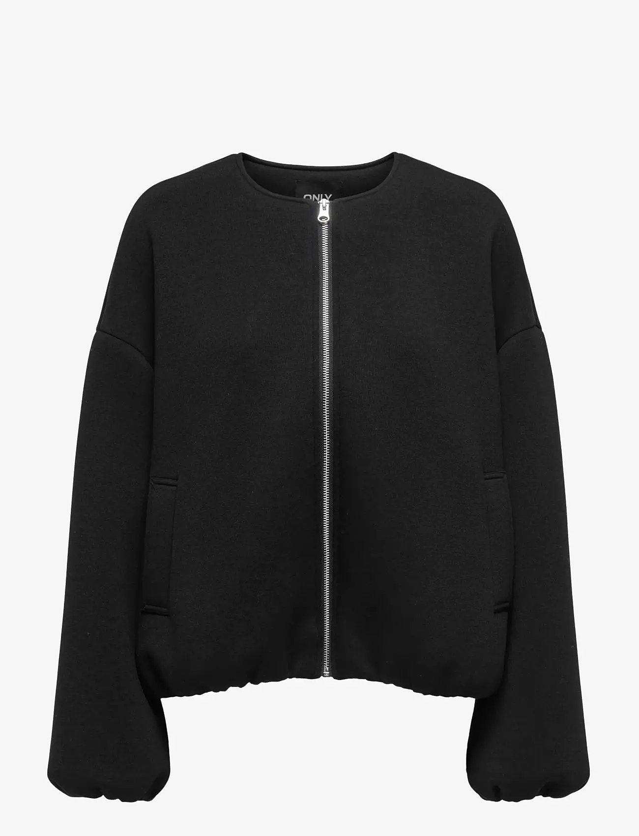 ONLY - ONLELLIE SCUBA JACKET OTW NOOS - leichte jacken - black - 1