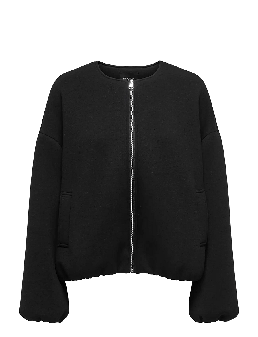 ONLY - ONLELLIE SCUBA JACKET OTW NOOS - leichte jacken - black - 1