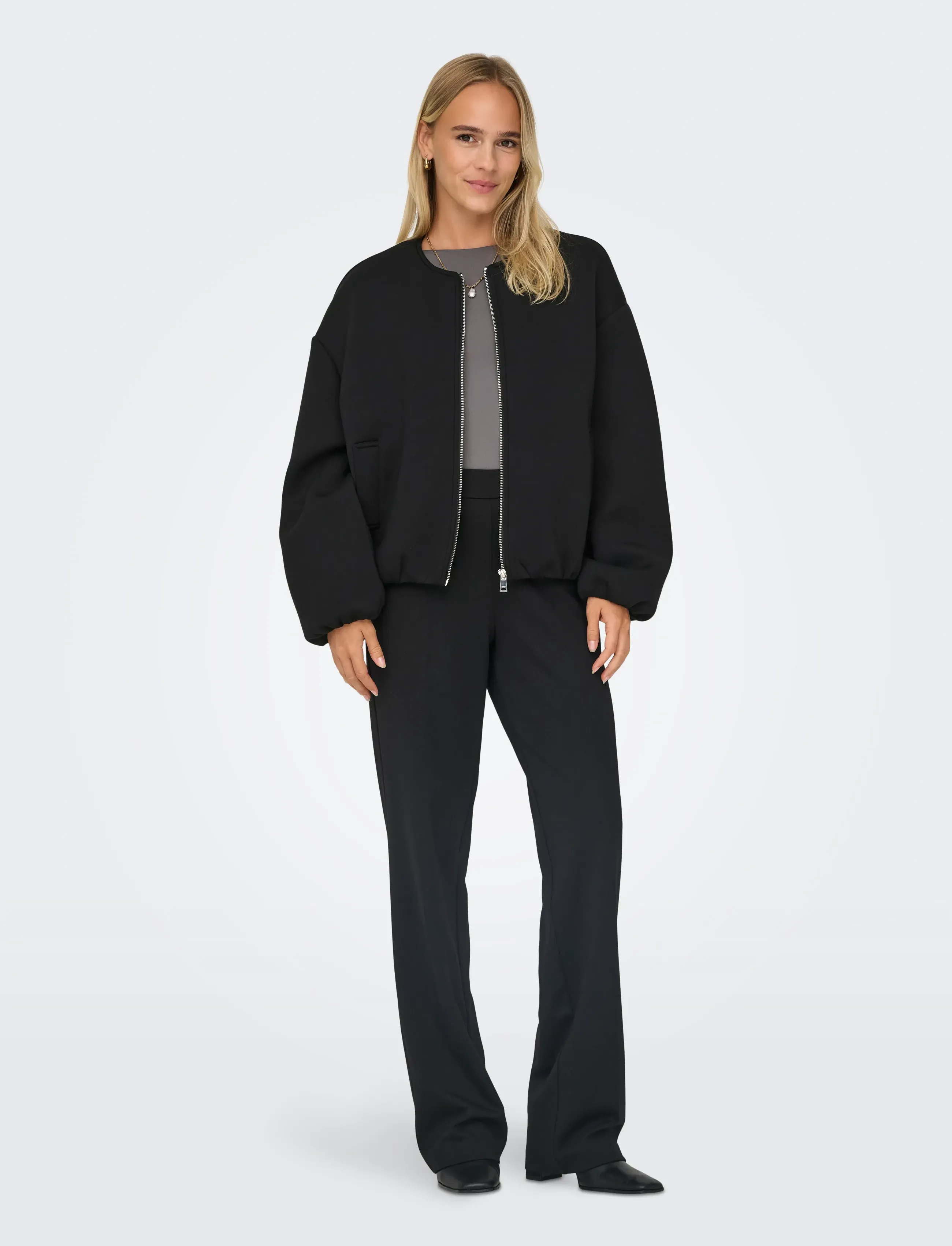 ONLY - ONLELLIE SCUBA JACKET OTW NOOS - lette jakker - black - 4