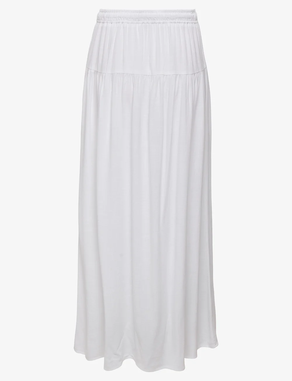 ONLY - ONLSIESTA MW LINEN BL LONG SKIRT PNT - maxi röcke - bright white - 1