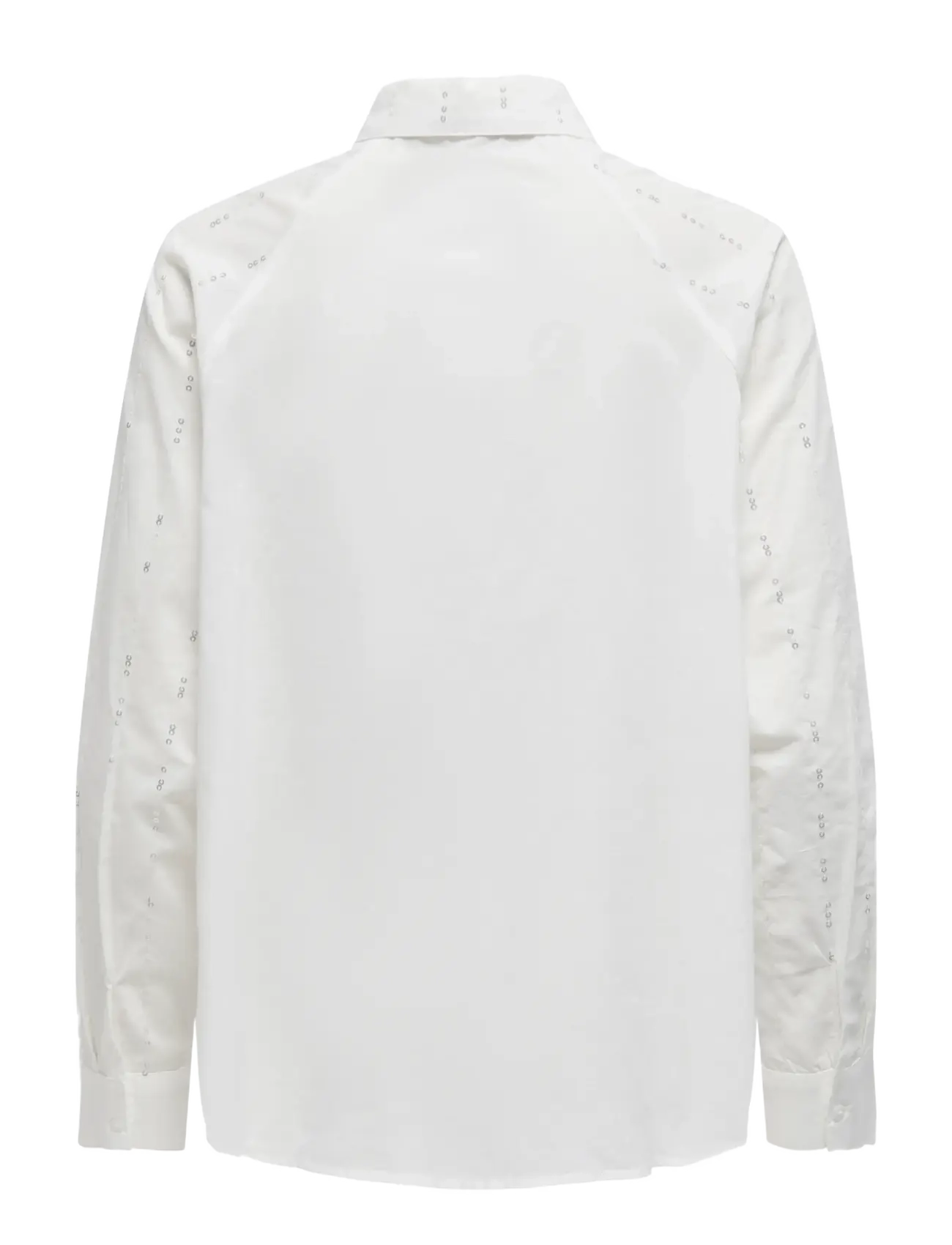 ONLY - ONLMINNA GRACE LS DETAIL SHIRT WVN - pitkähihaiset kauluspaidat - cloud dancer - 2