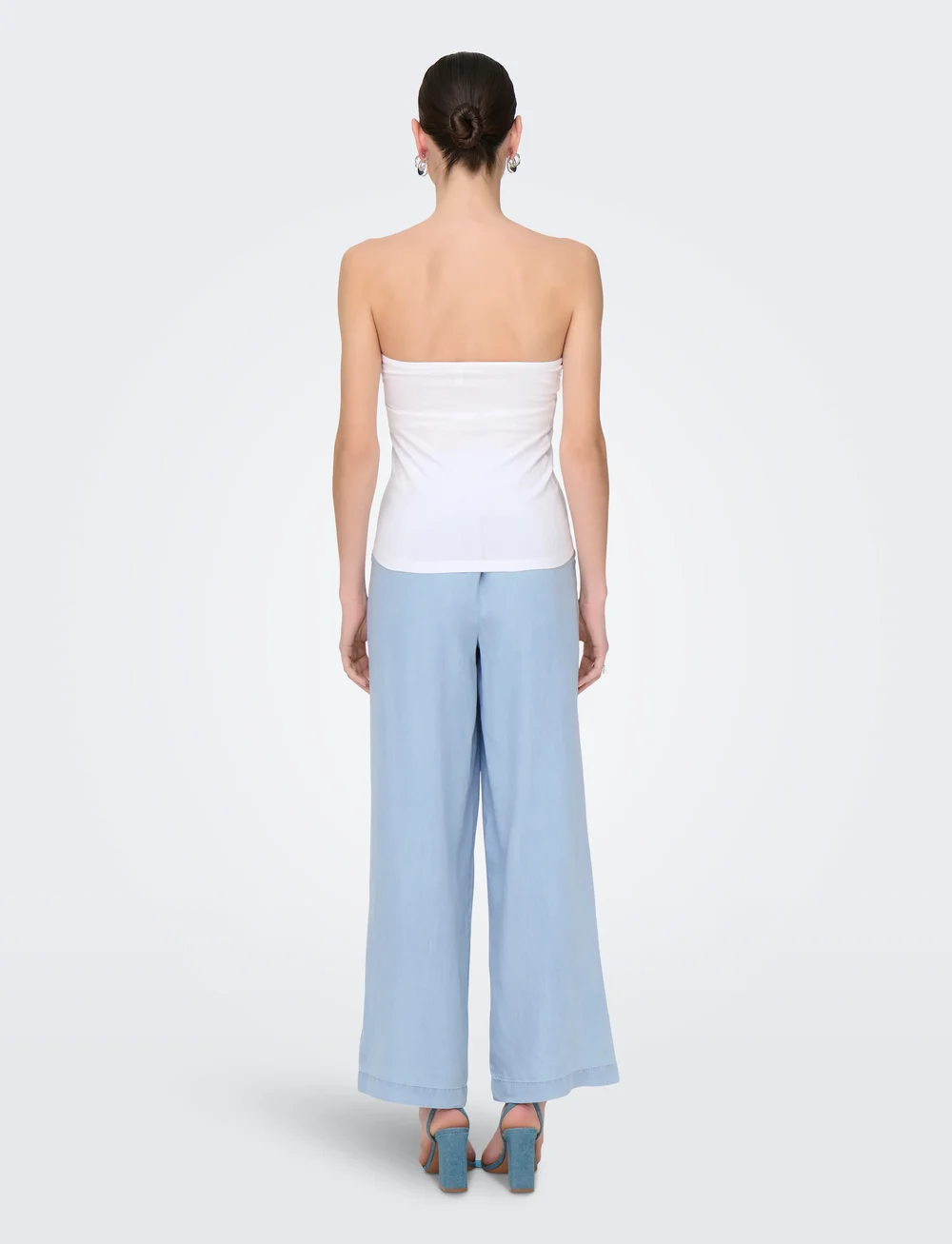 ONLY - ONLLIVE LOVE LIFE TUBE TOP JRS - Ärmellose tops - white - 3