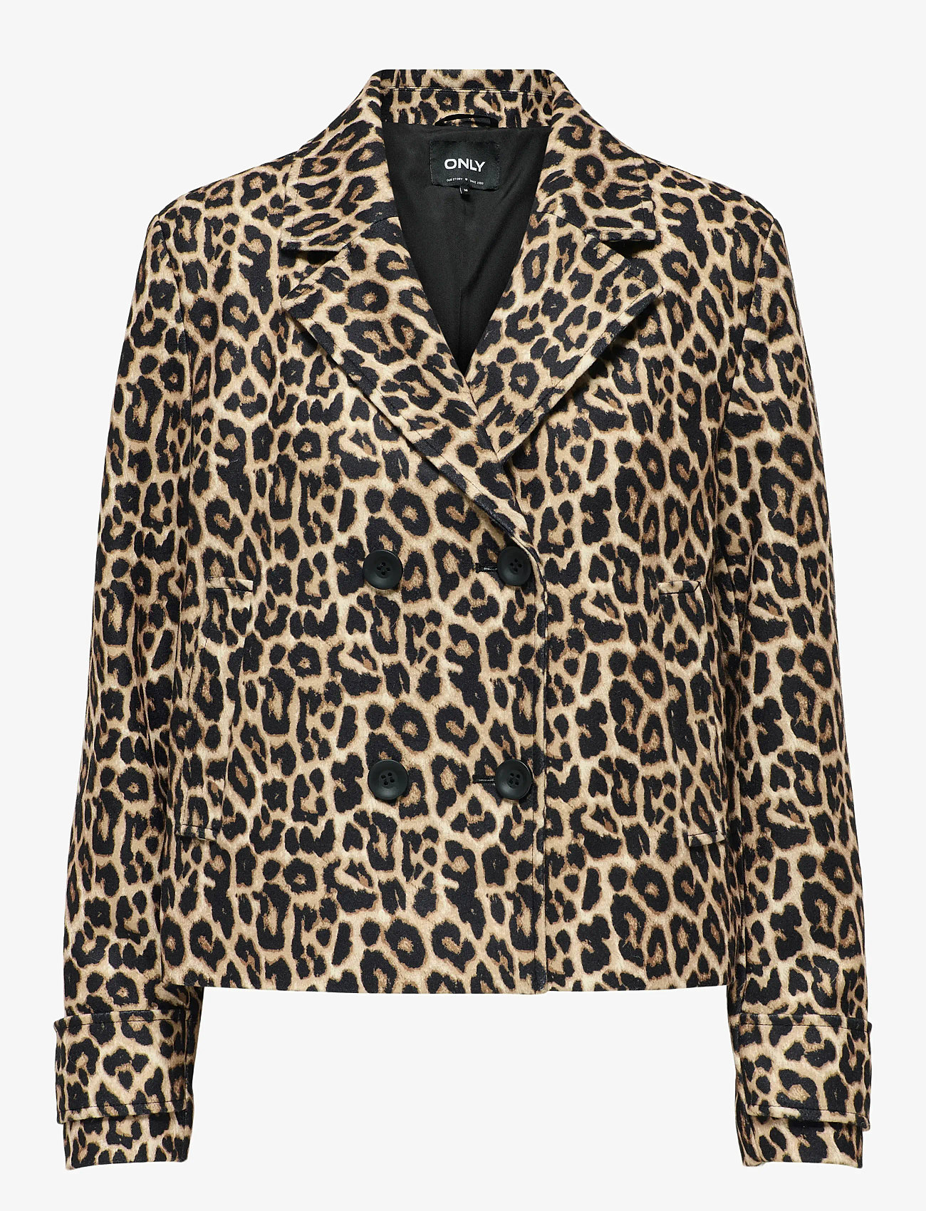 ONLY - ONLFREJA NANCY SHORT LEO JACKET OTW - höstjackor - humus - 1