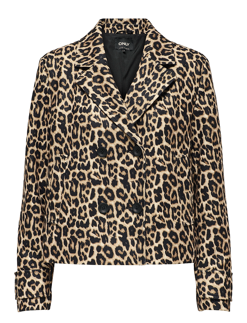 ONLY - ONLFREJA NANCY SHORT LEO JACKET OTW - höstjackor - humus - 1