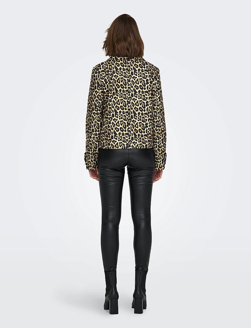 ONLY - ONLFREJA NANCY SHORT LEO JACKET OTW - höstjackor - humus - 3