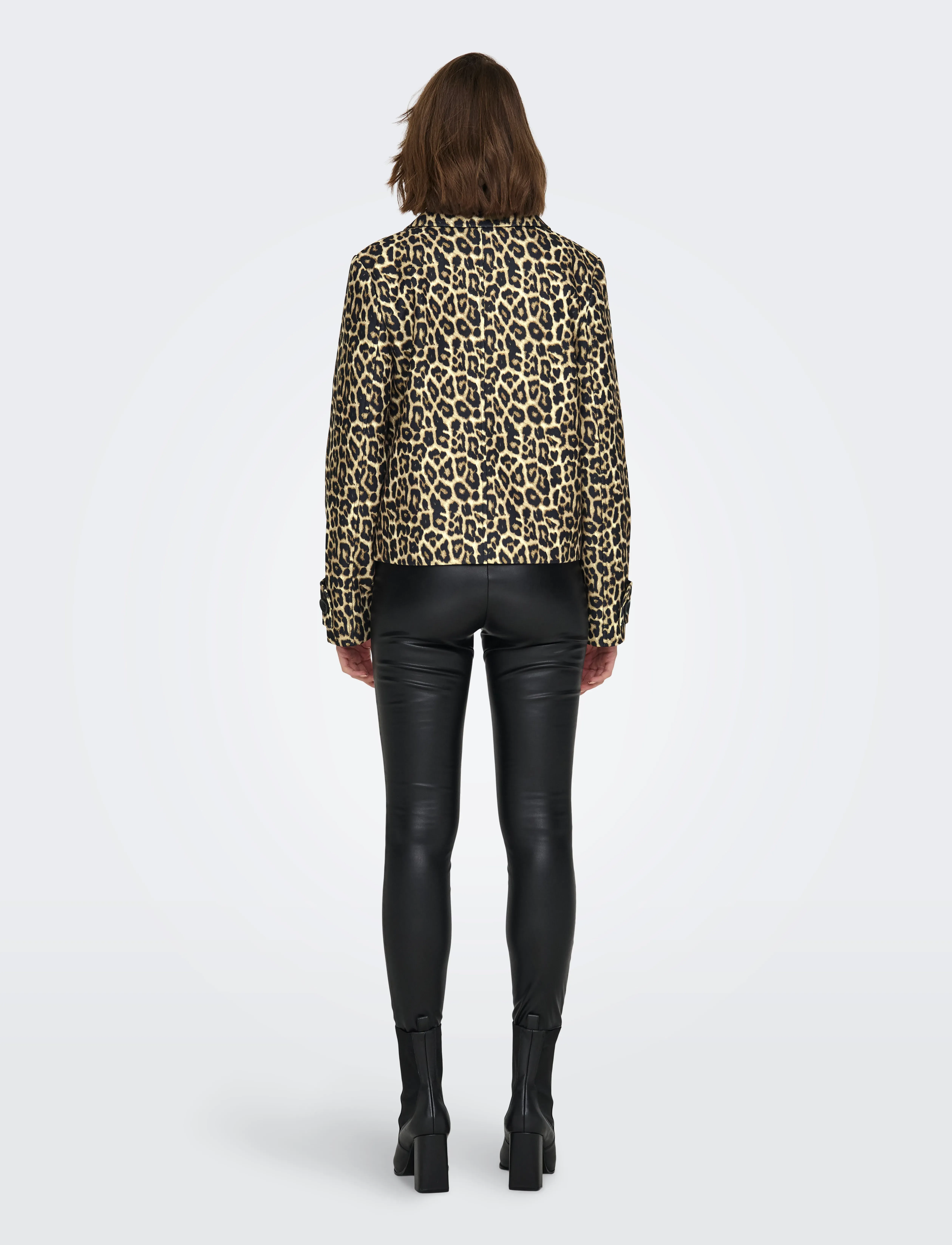 ONLY - ONLFREJA NANCY SHORT LEO JACKET OTW - kurtki przejściowe - humus - 3