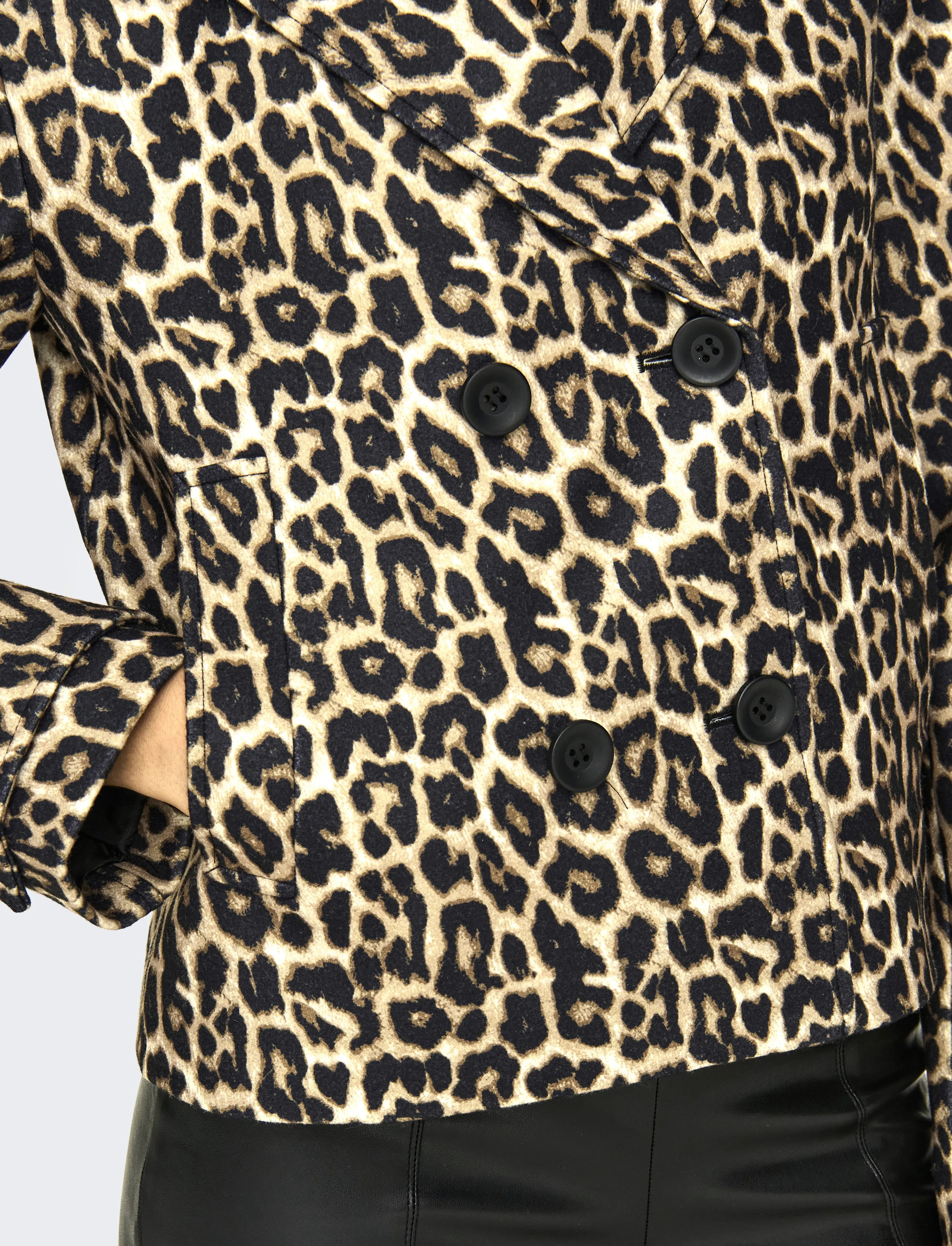ONLY - ONLFREJA NANCY SHORT LEO JACKET OTW - kurtki przejściowe - humus - 5
