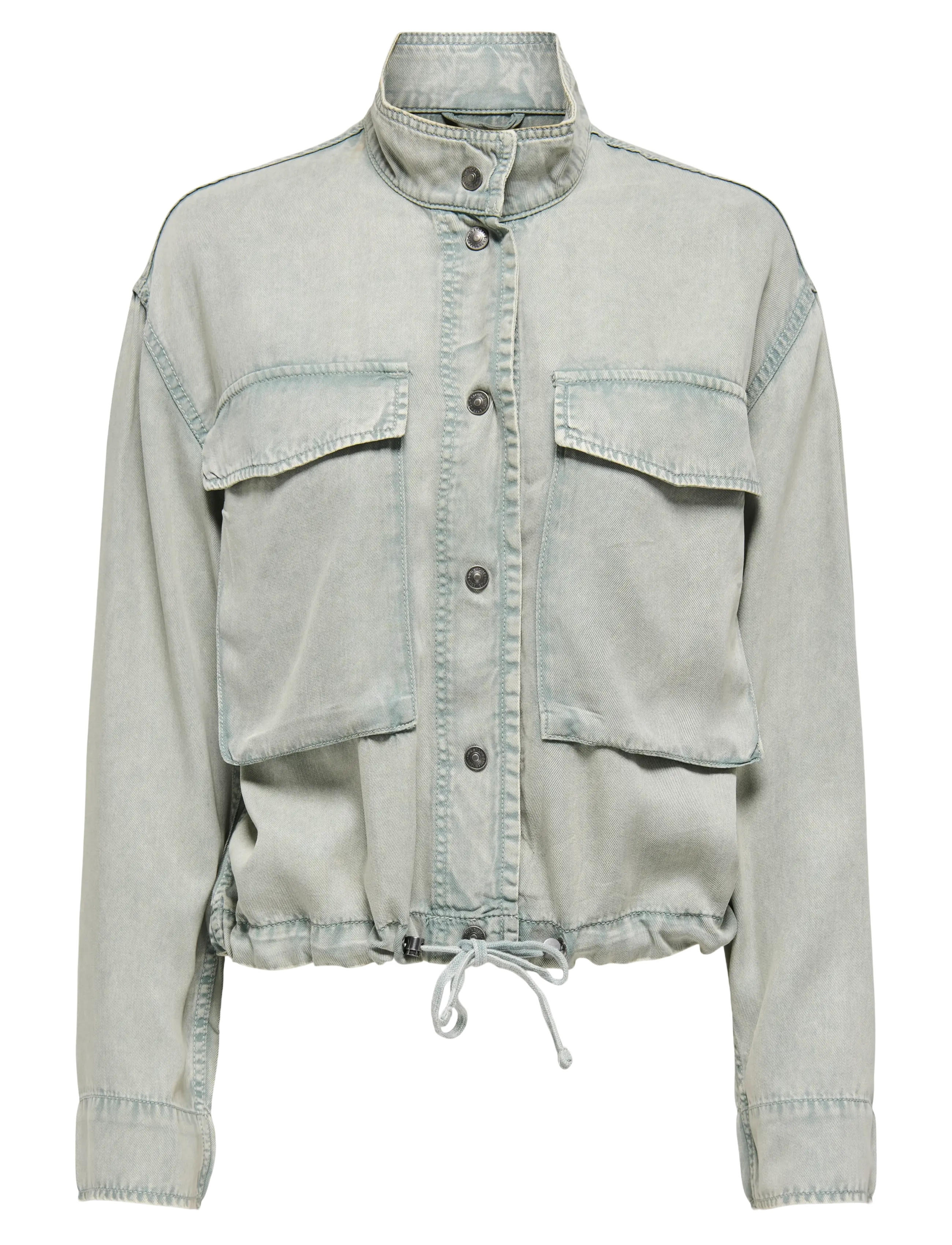 ONLKENYA LIFE ACID SHORT JACKET CC OTW - SLATE