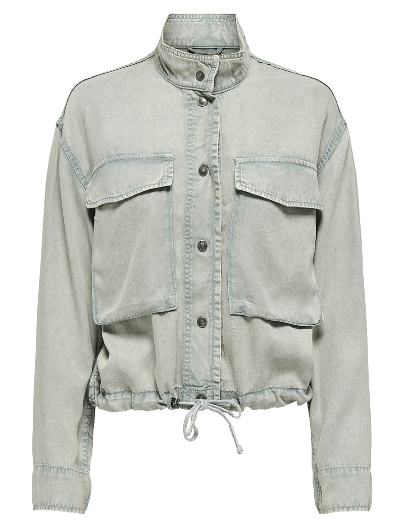 ONLY - ONLKENYA LIFE ACID SHORT JACKET CC OTW - utility-jakker - slate - 1