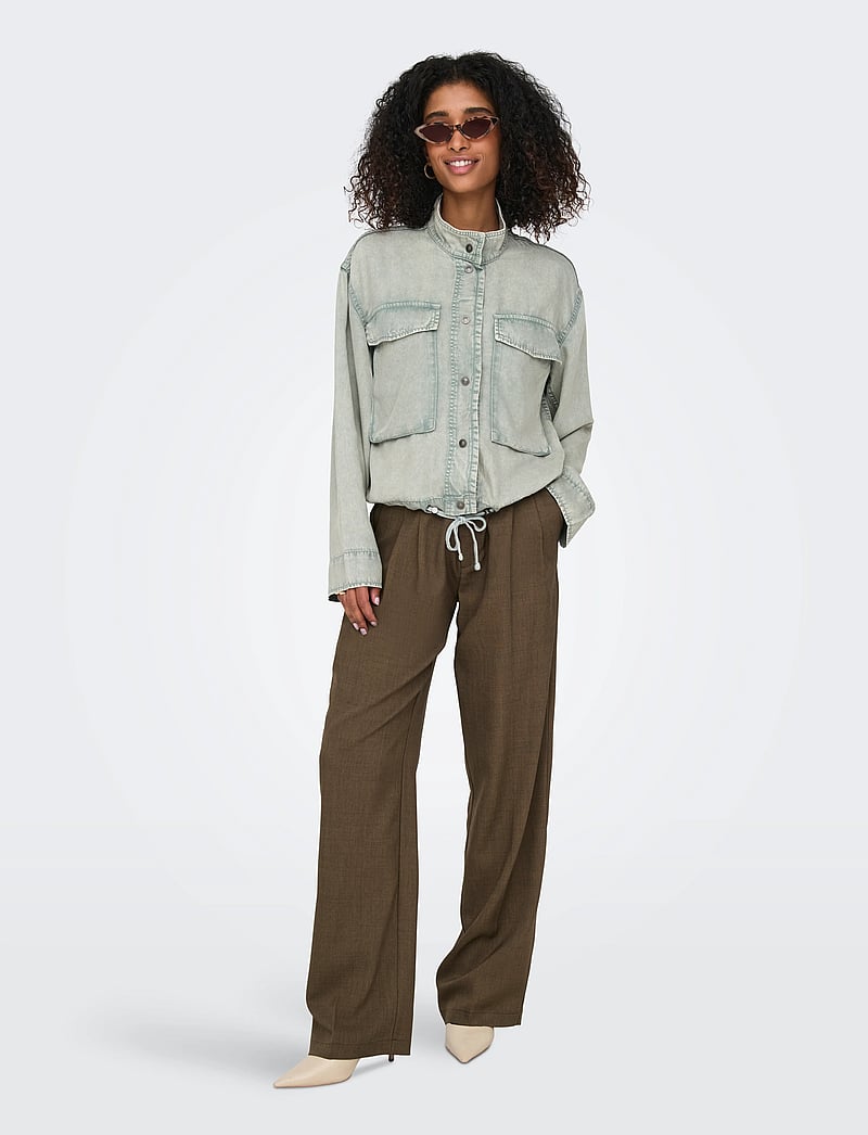 ONLY - ONLKENYA LIFE ACID SHORT JACKET CC OTW - utility-jakker - slate - 0