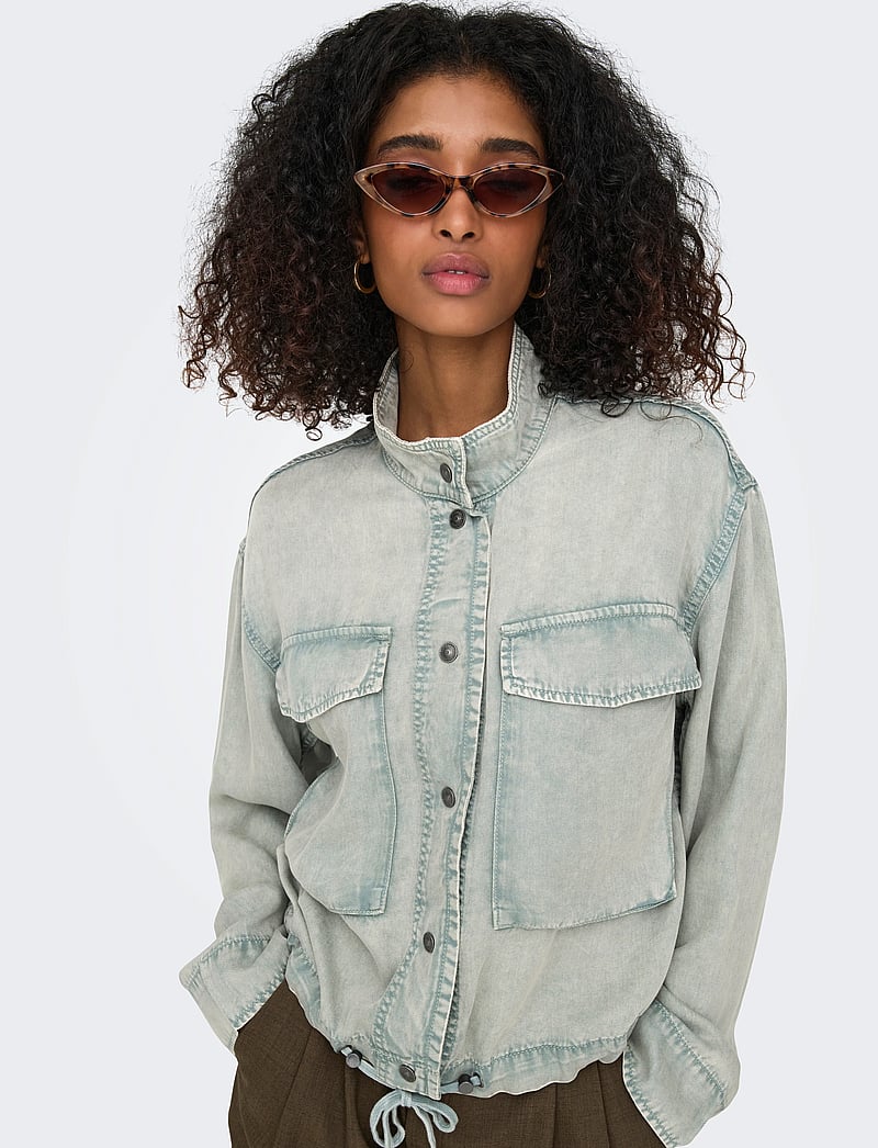 ONLY - ONLKENYA LIFE ACID SHORT JACKET CC OTW - utility-jakker - slate - 4